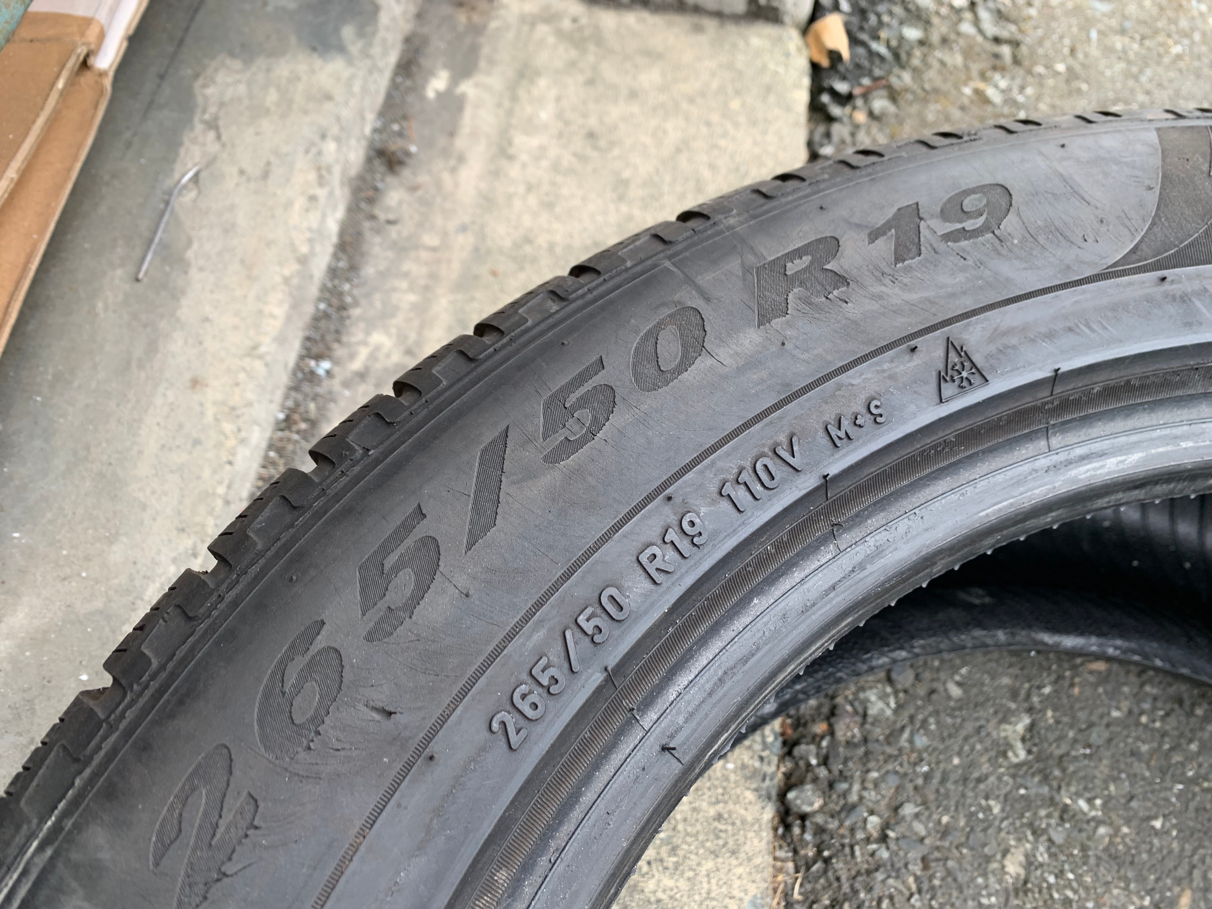 1 x single 265/50/19 M+S Pirelli Scorpion Winter with 75% tread - photo 5