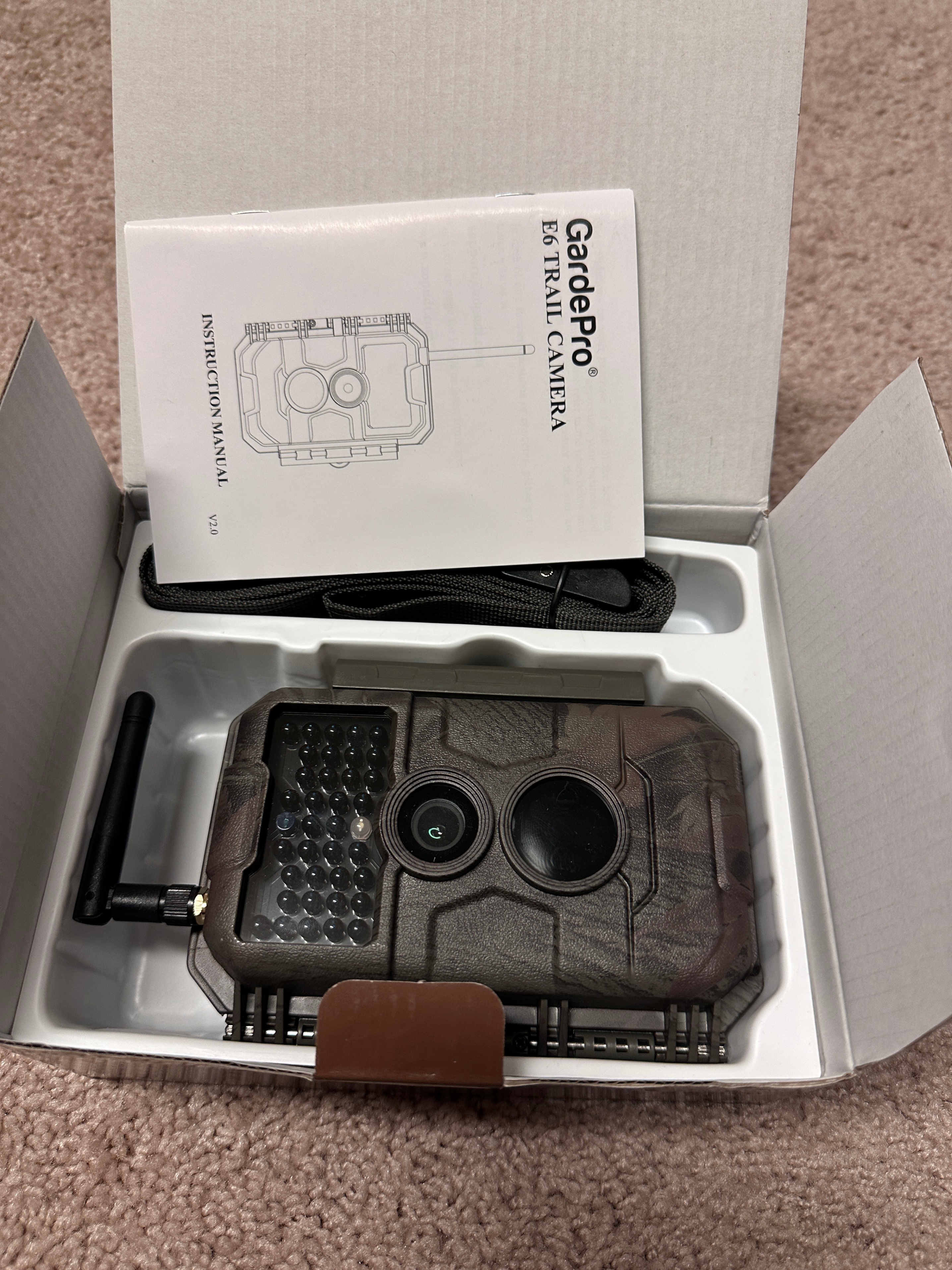 Trail Camera, WiFi, 48MP 1296p, Game Cameras Night Vision Wtrprf