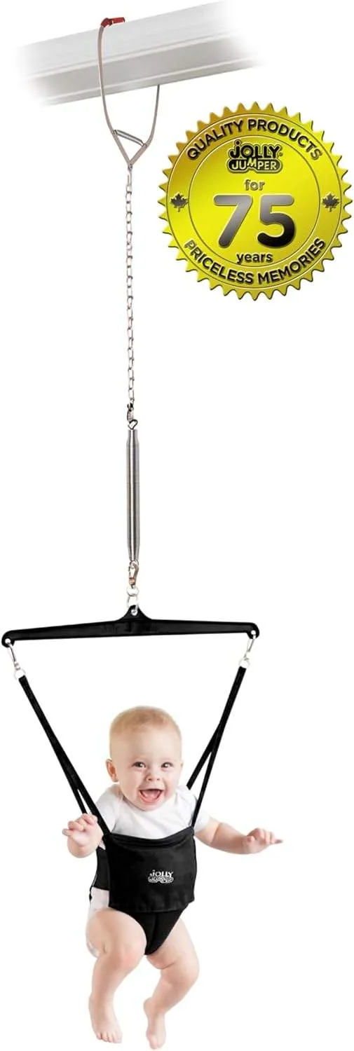 Jolly Jumper ICONIC Doorway Baby Jumper (Black) image indicator(2)