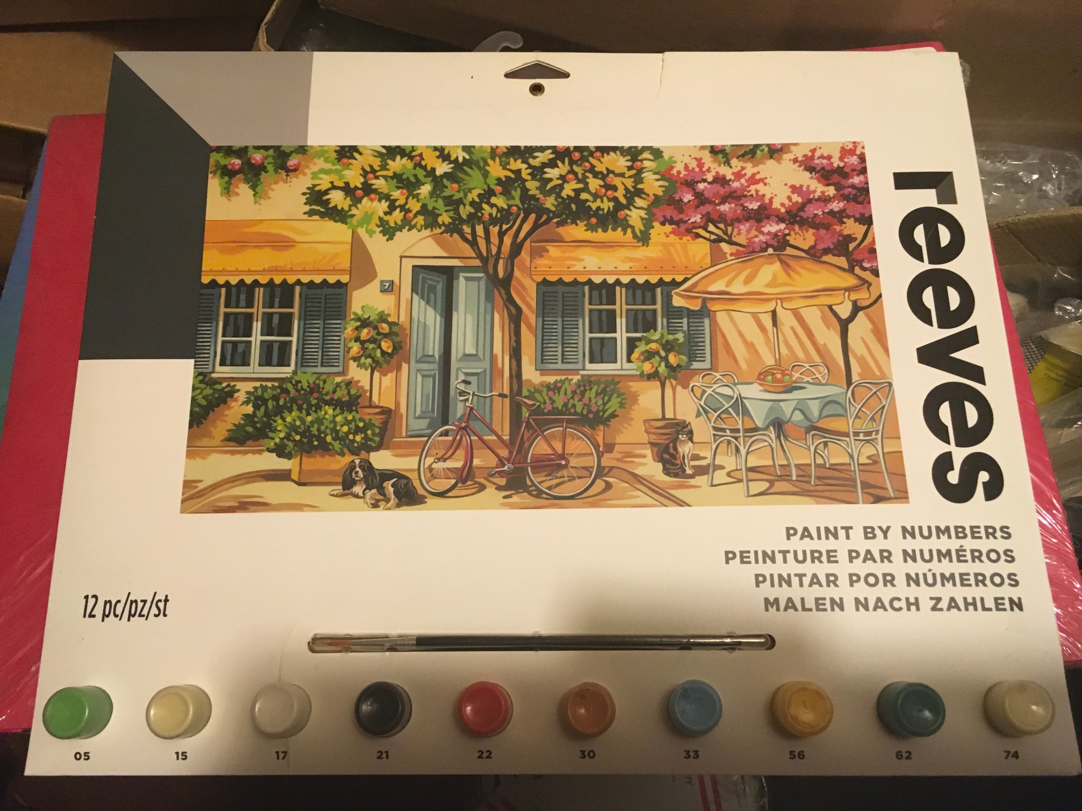 Reeves Paint by Numbers-Large, Alfresco 12"x16" - photo 2
