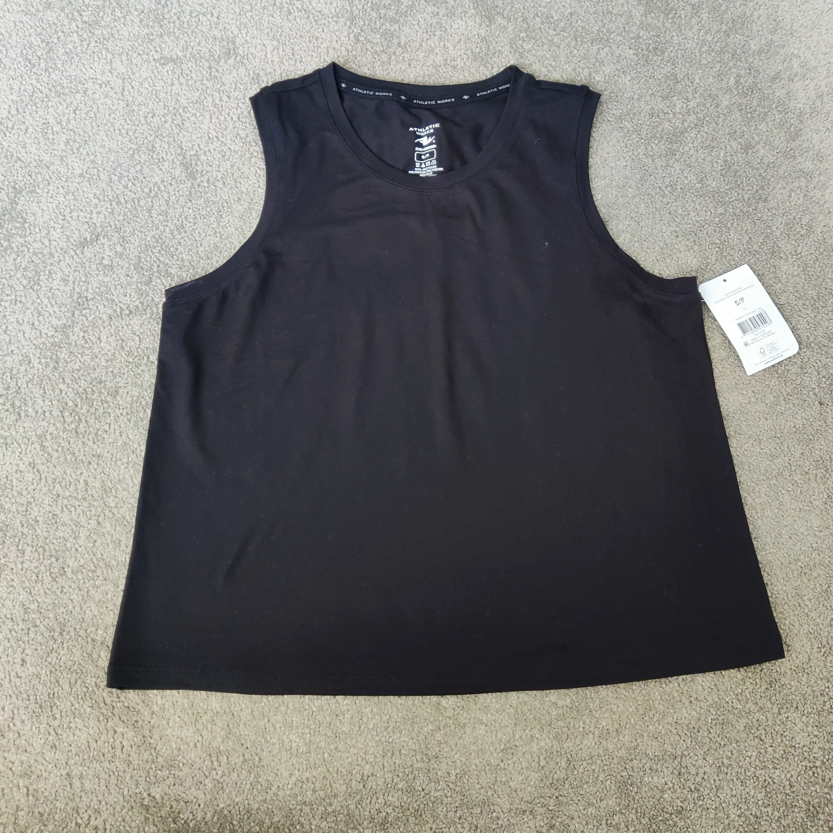 Athletic Works Women's Black Tank Top Size Small New thumbnail