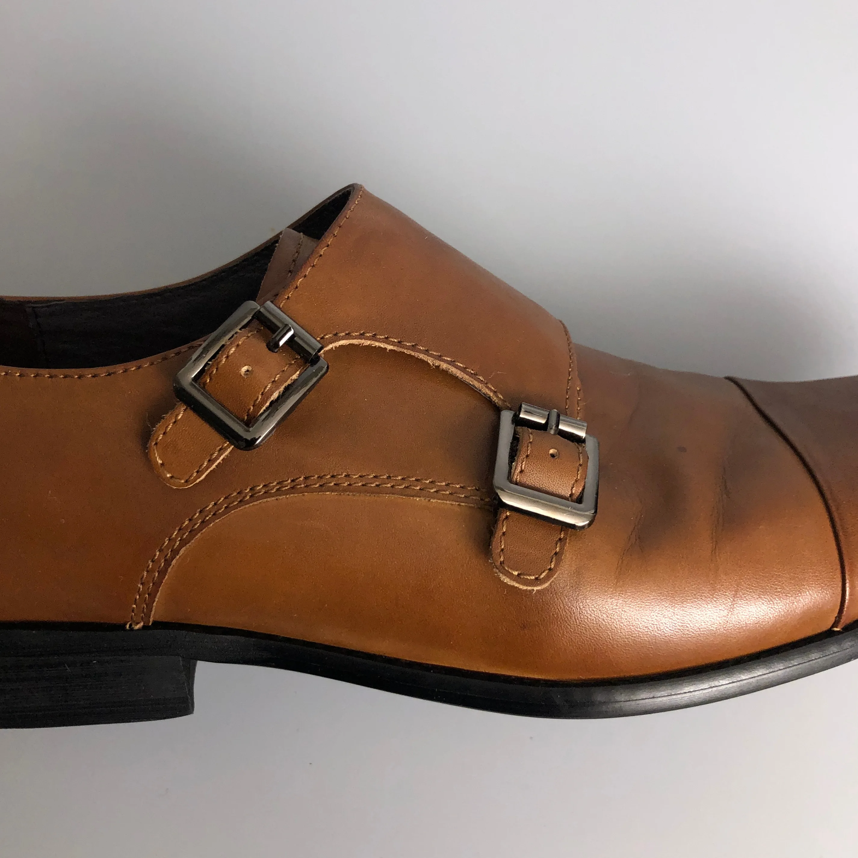 Men's Brown Leather Dress Shoes thumbnail