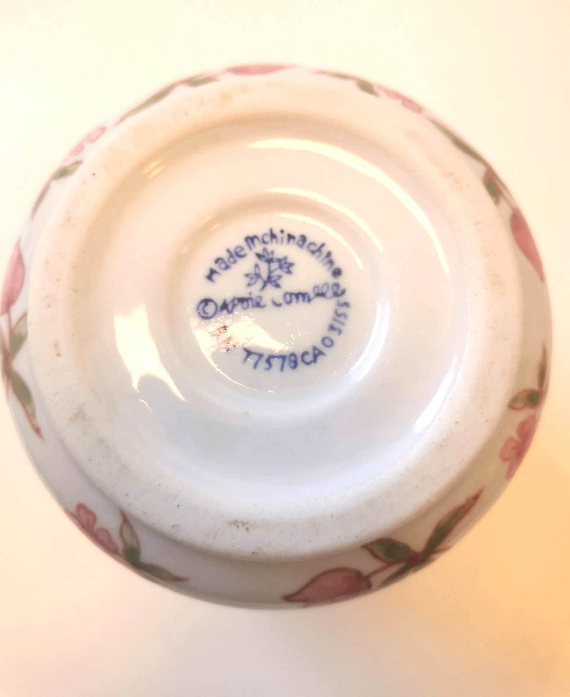 Apore Comell Strawberry Jar Vintage China Ceramic image indicator(7)