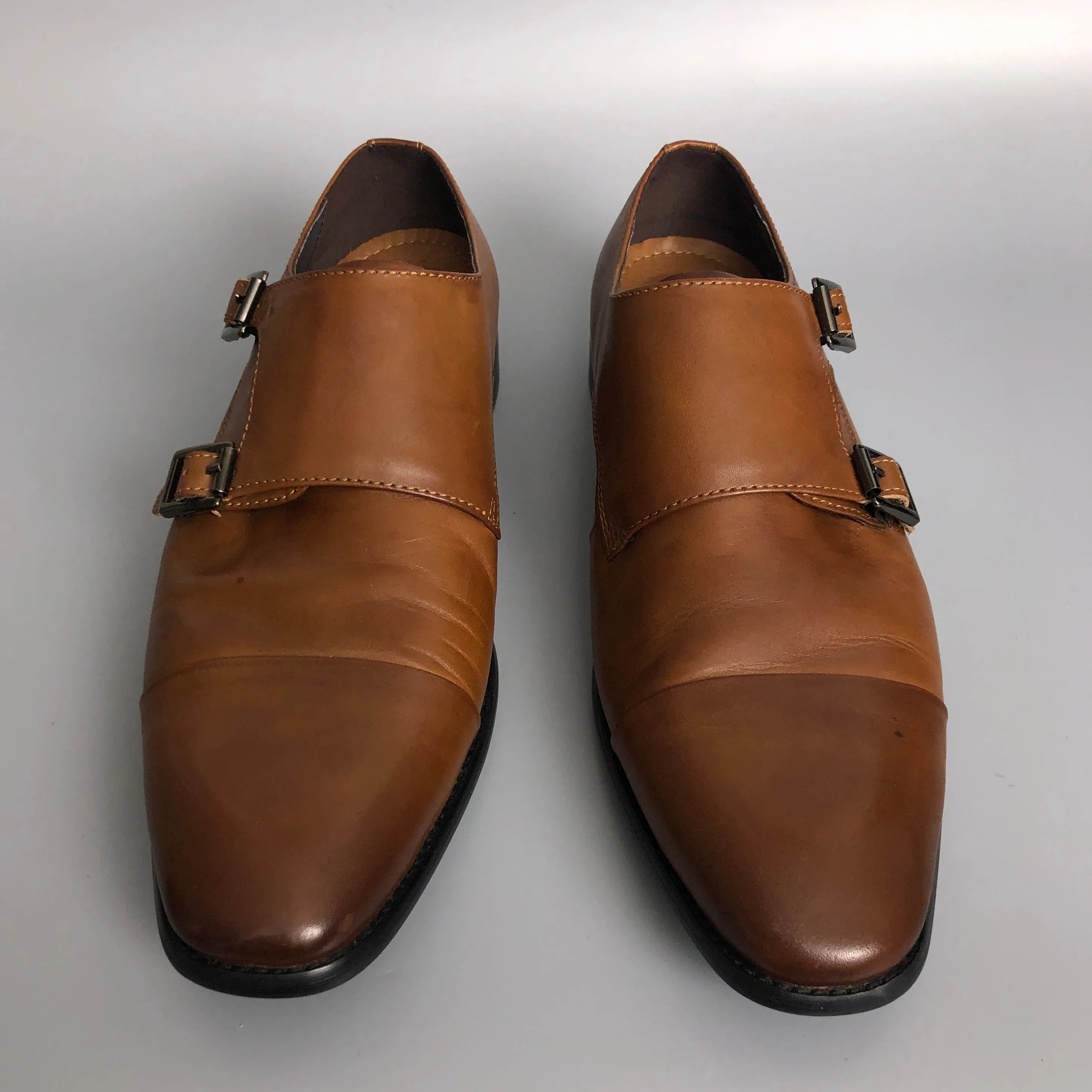Men's Brown Leather Dress Shoes image indicator(8)