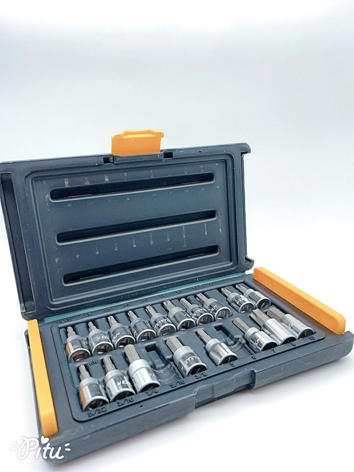 Mastercraft socket bit set (Size6 & 5/16 missing)