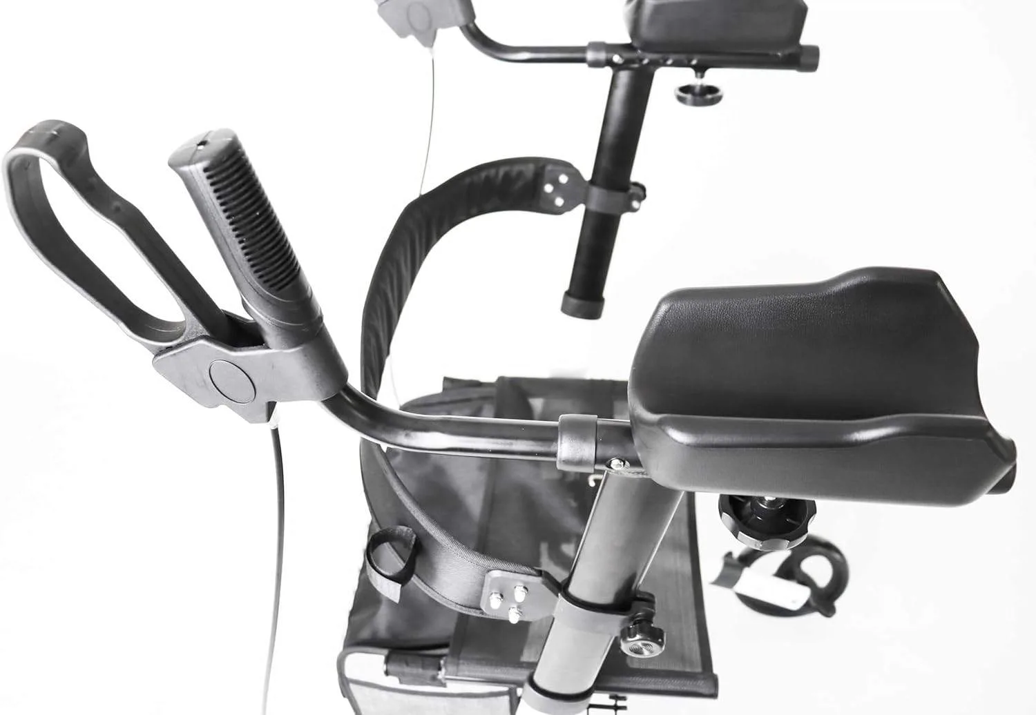 Adjustable Upright Rollator Walker with Seat & Back Support image indicator(2)