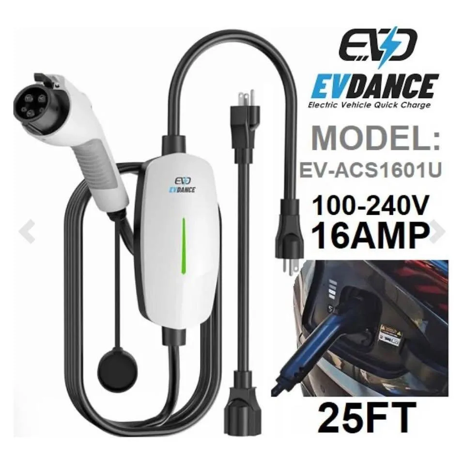 Portable Universal Electric Car Charger 25ft image indicator(4)