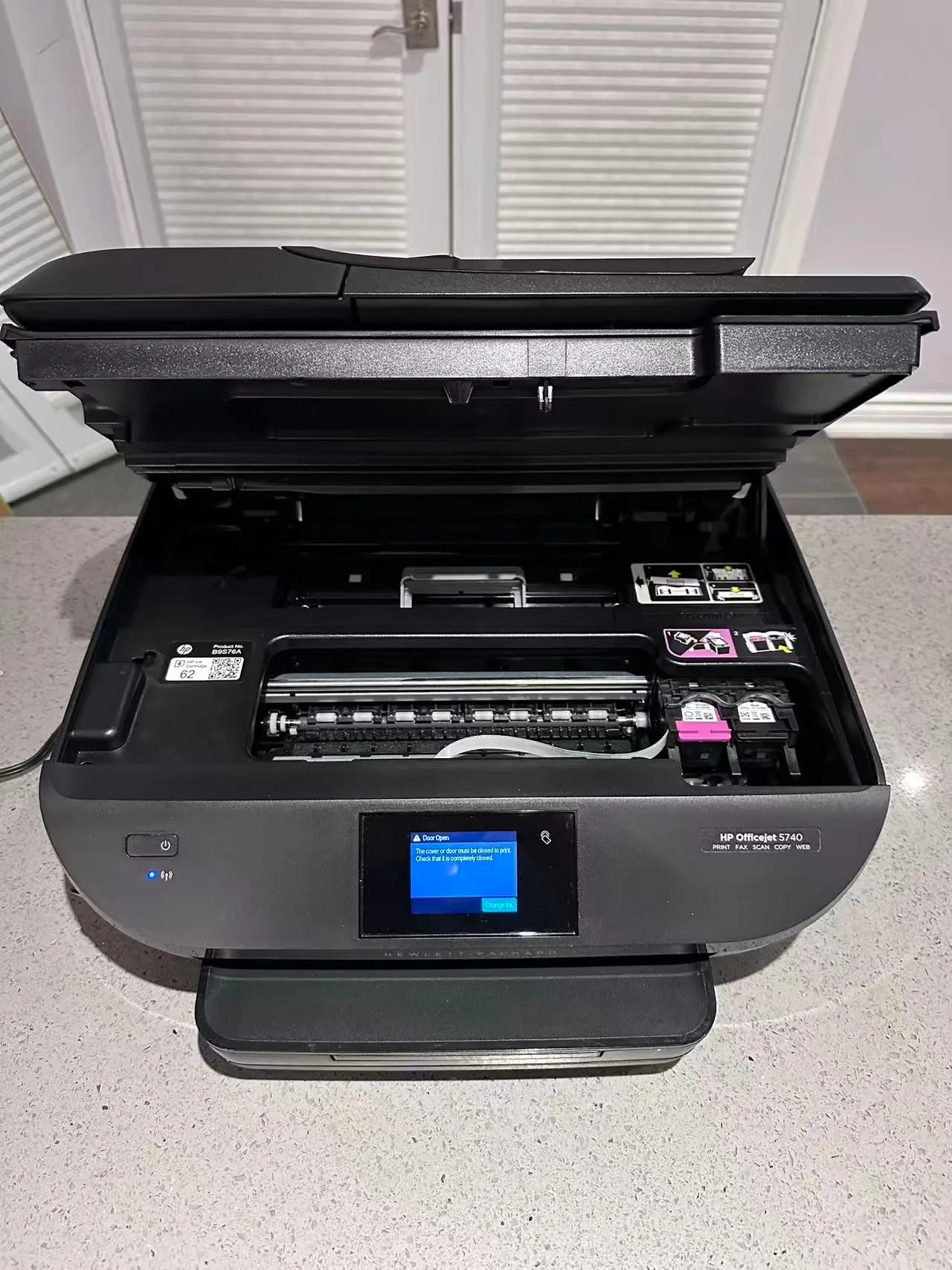 HP OfficeJet 5740 Wireless All-in-One Printer image indicator(4)