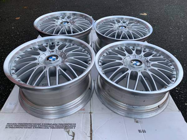 Set of OEM BMW 101M 2 Piece BBS 19" E60 rims in showroom cond - photo 4