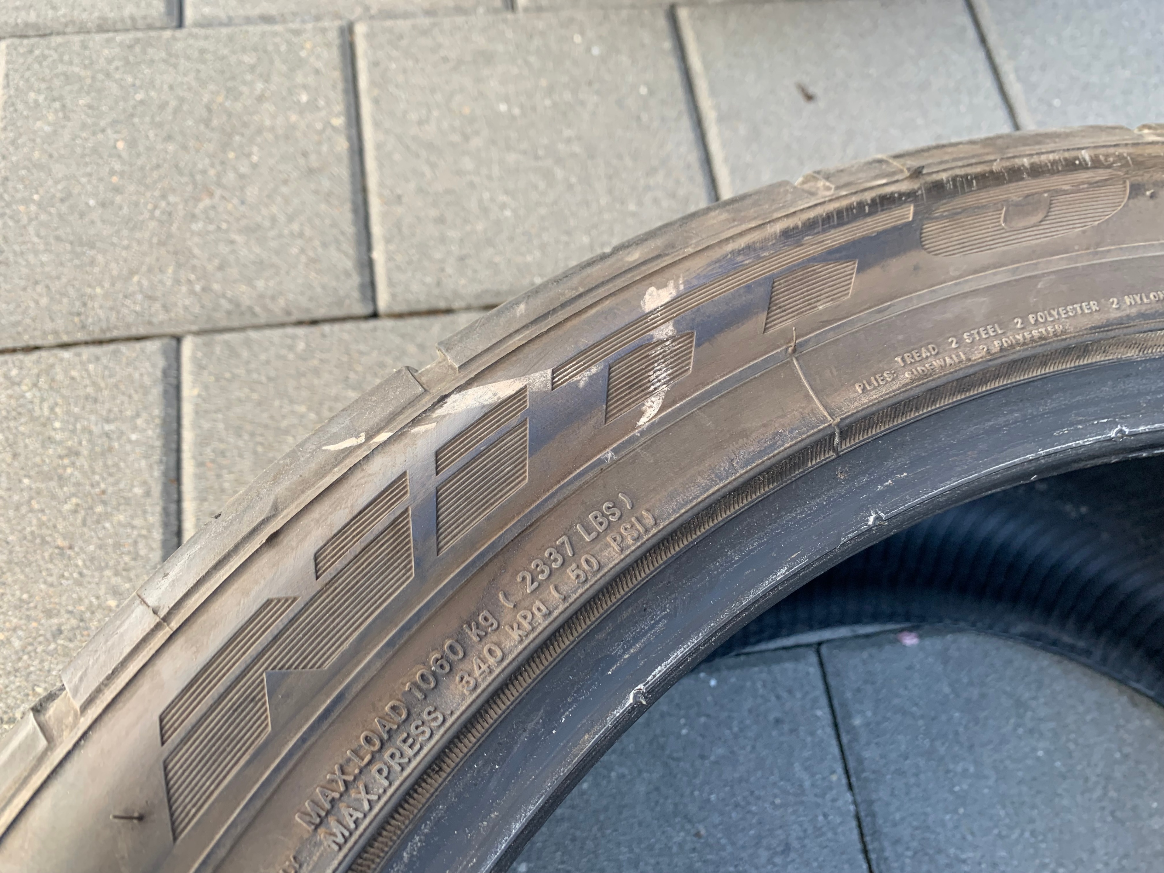 1 X single 315/35/20 XL 110W Nitto NT555 G2 with 75% tread - photo 4