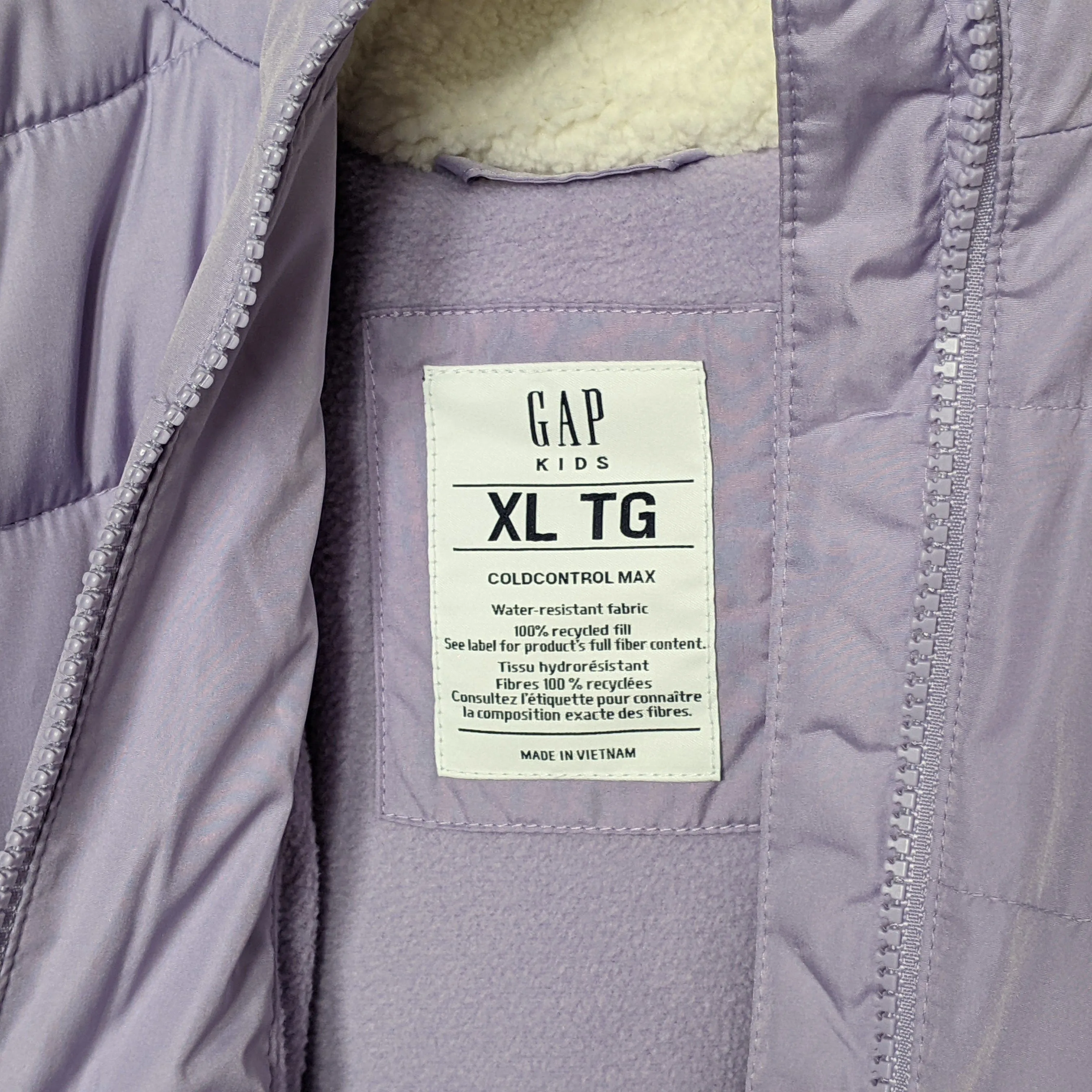 GAP Kids ColdControl Max Long Puffer Coat Size XL image indicator(3)