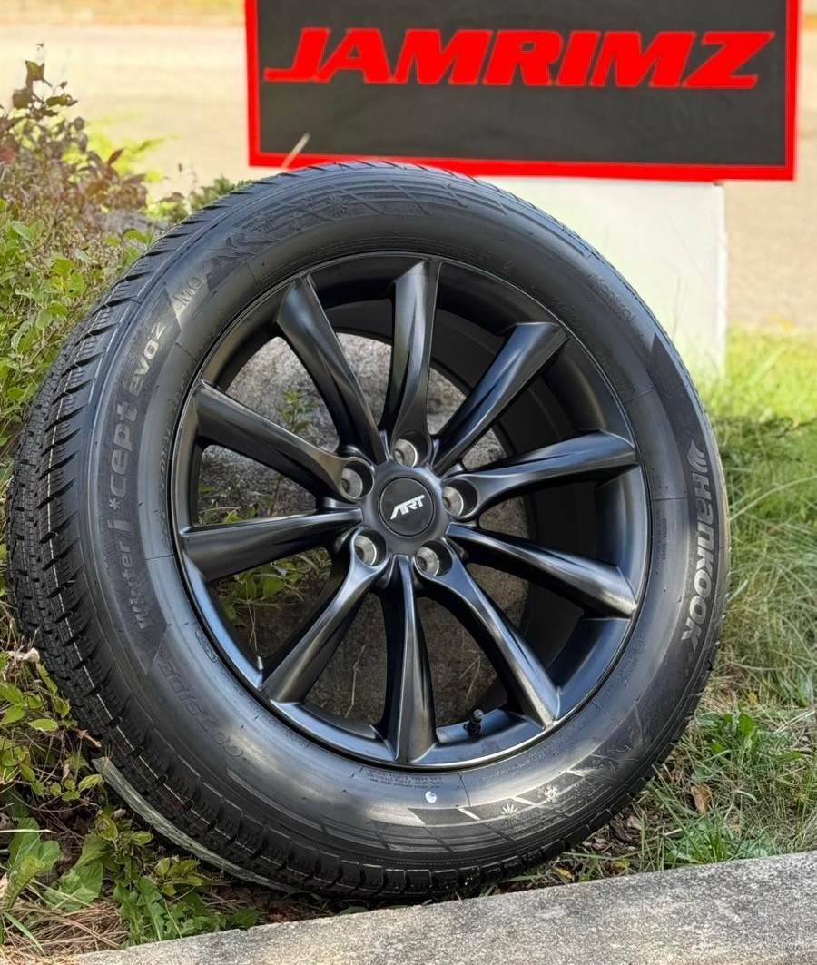 NEW 18”TESLA Model Y rims(5x114)+255/50/R18 Hankook snows