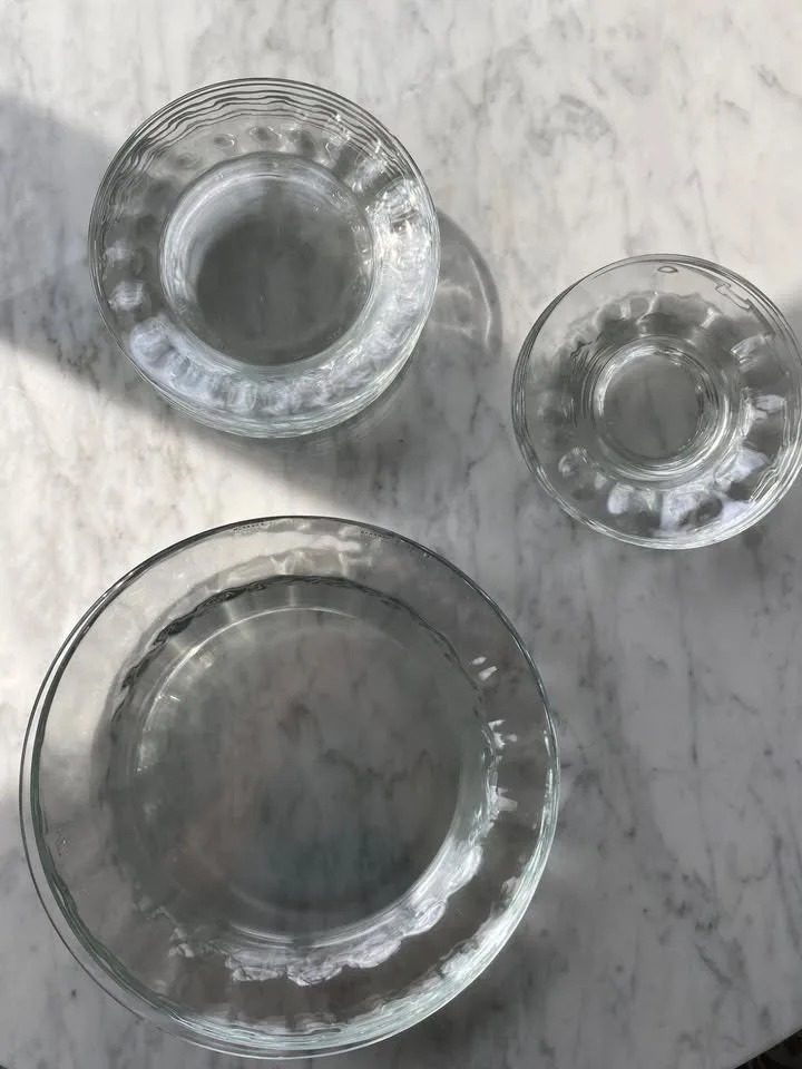 Vintage Arcoroc France Clear Glass Plates – Made in France thumbnail