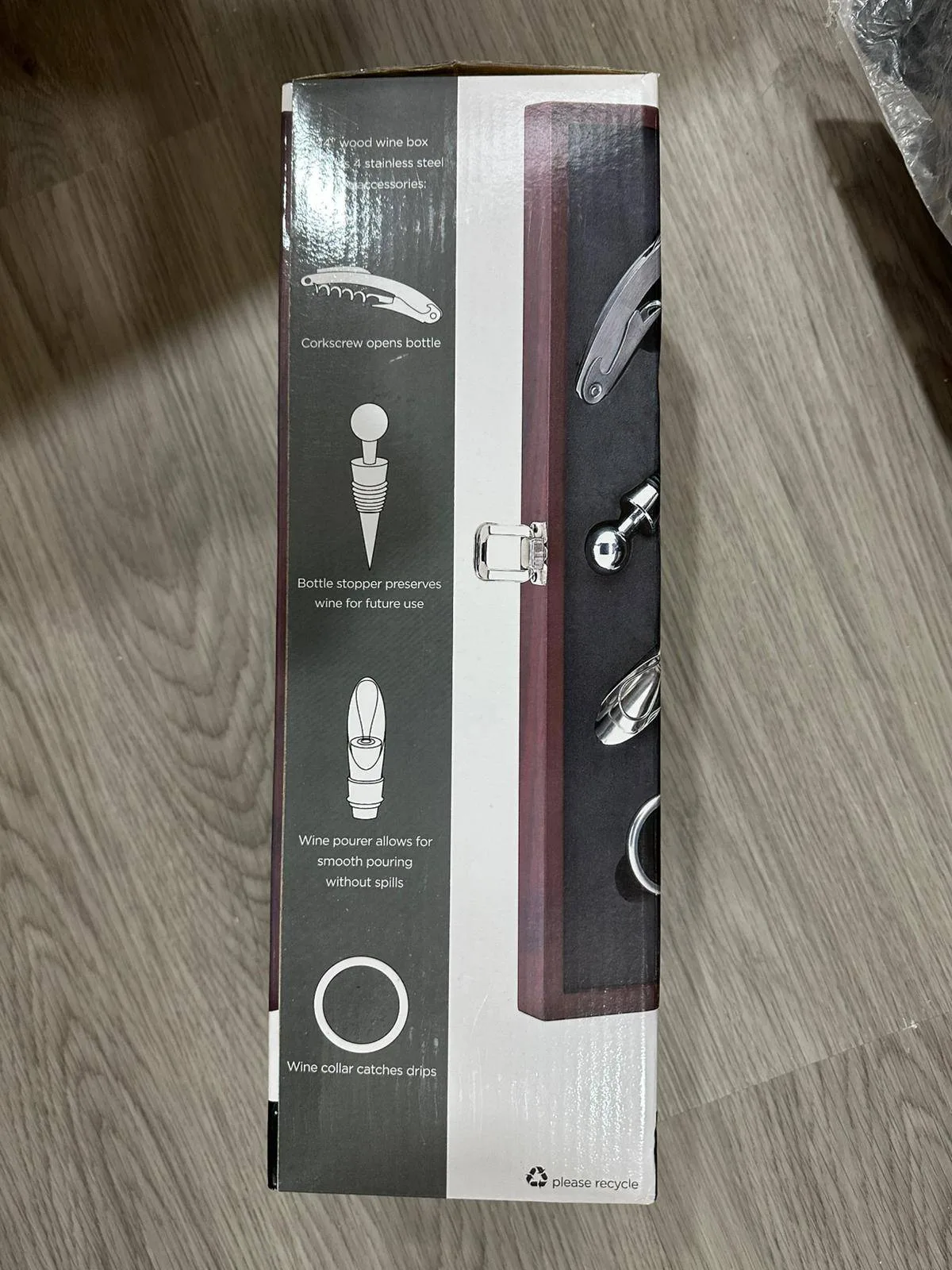 [BRAND NEW] Wine Box Set - Black image indicator(7)