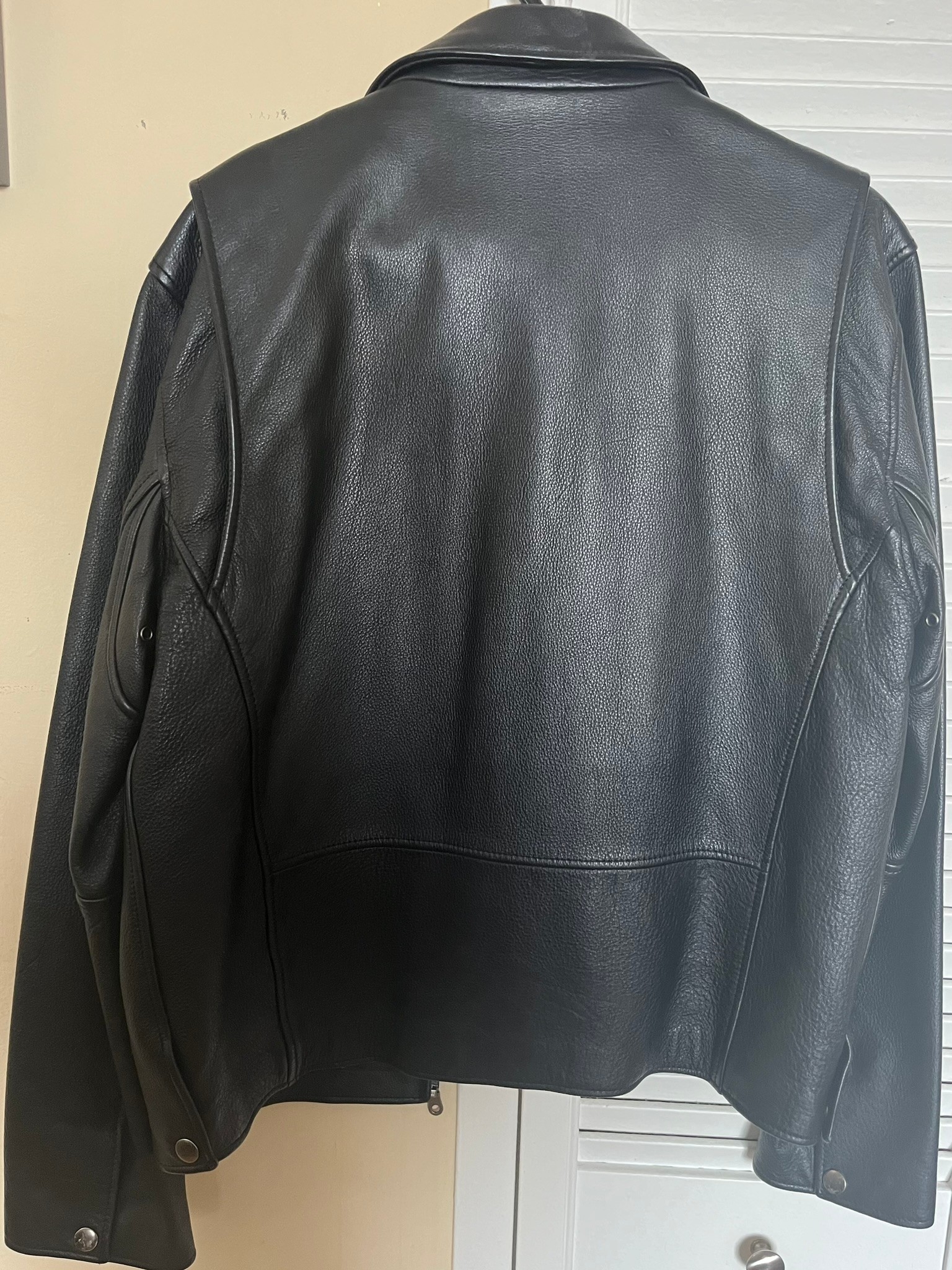 USED Danier Men’s Black Leather Jacket (Sold As-Is) - photo 3