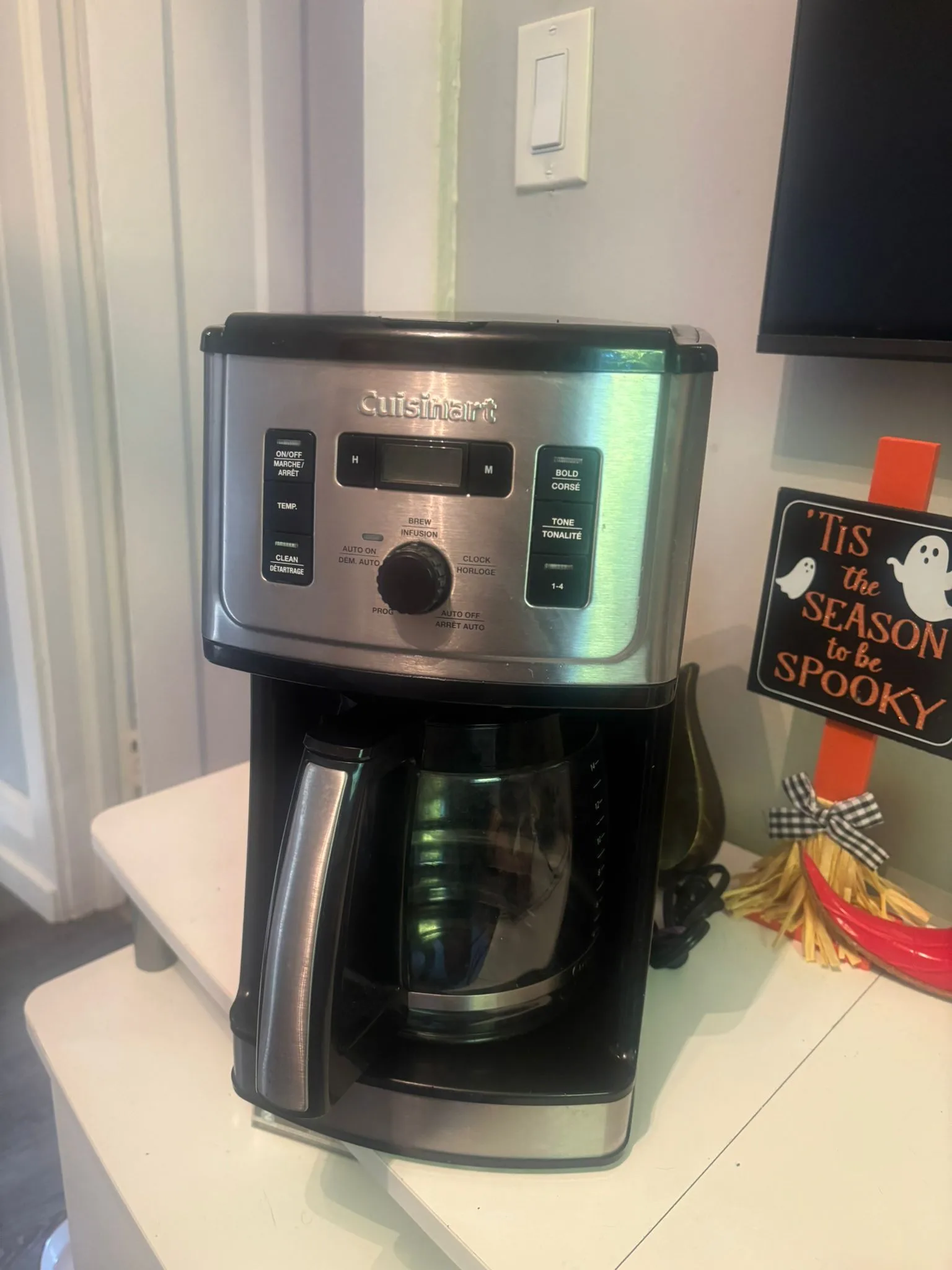 Cuisinart Programmable Coffee Maker 12-Cup Stainless Steel thumbnail