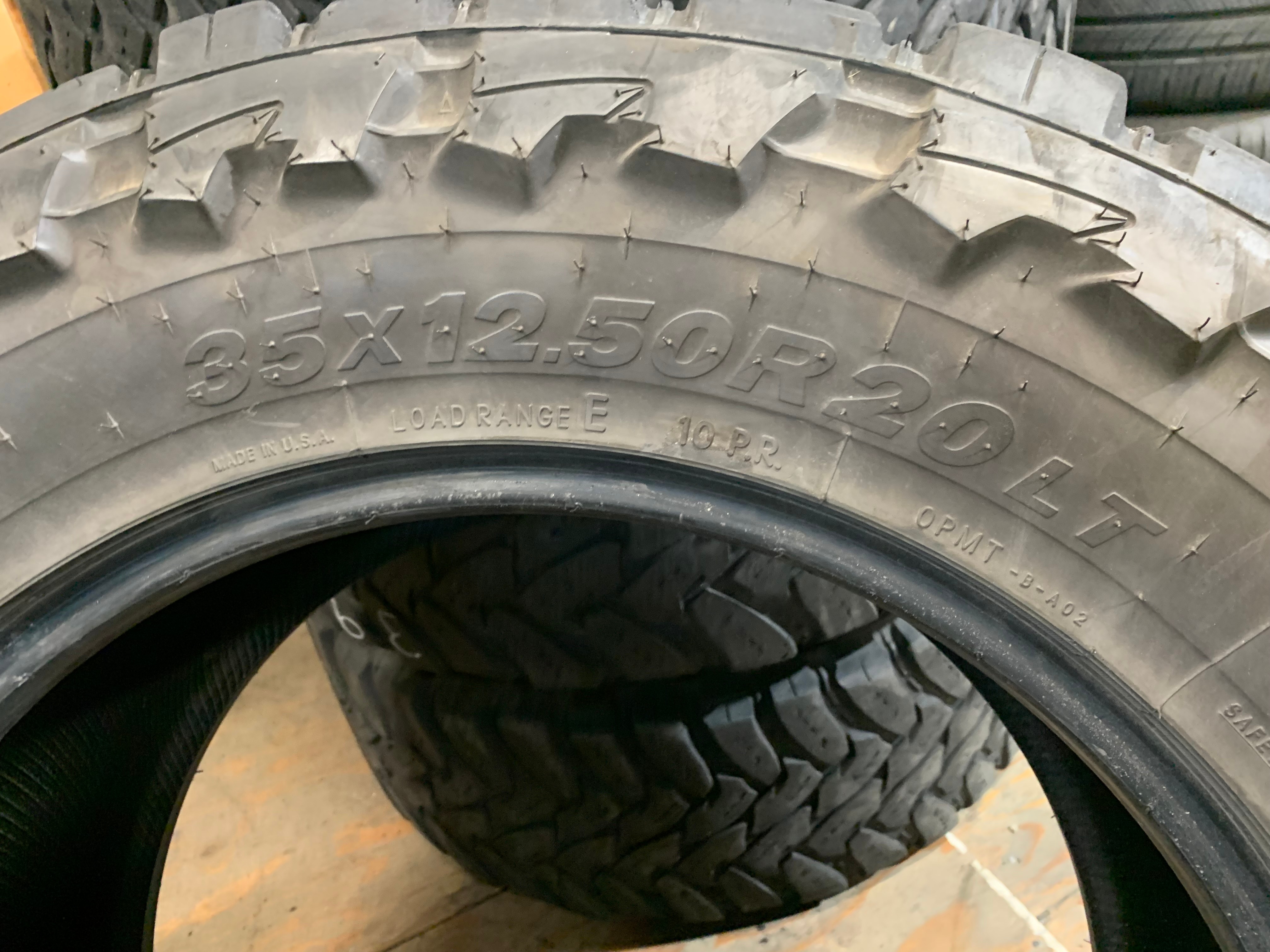 SET of 35X12.50R20 LT 121Q Toyo Open Country M/T w 30% tread - photo 5