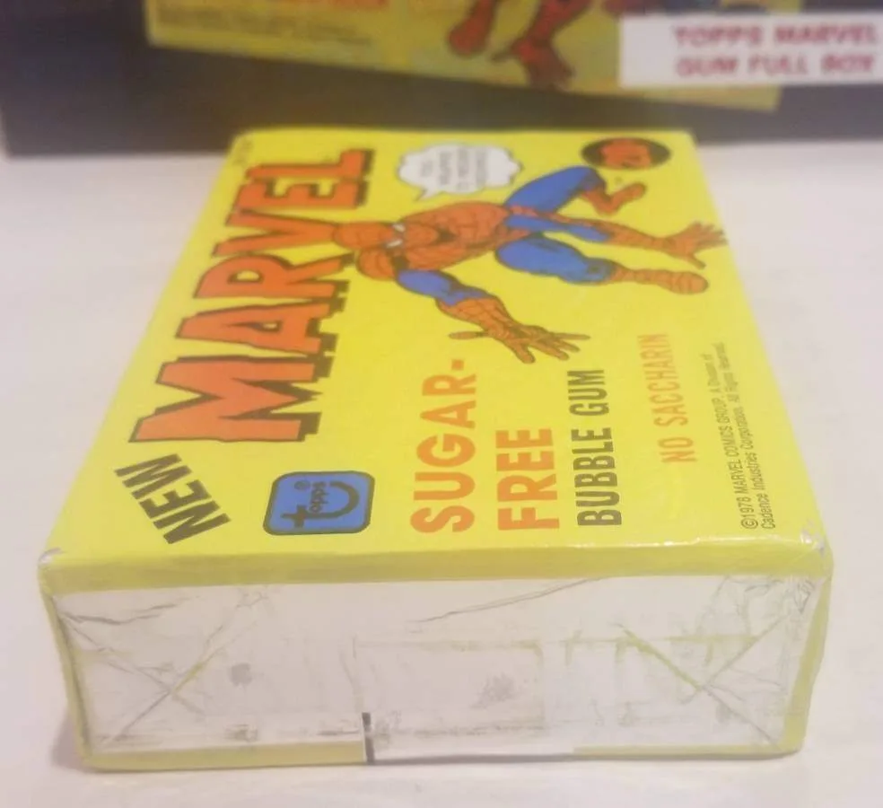 1978 Topps Marvel Sealed Gum Box – Spider-Man Art Pedigree Copy image indicator(6)