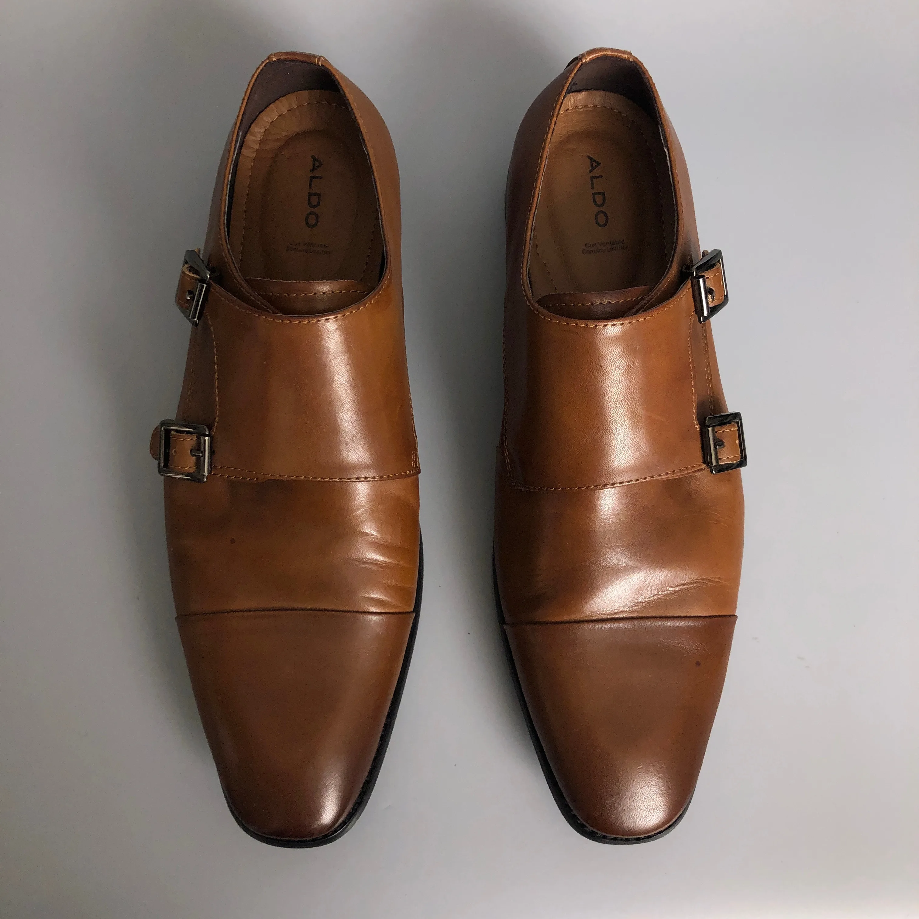 Men's Brown Leather Dress Shoes image indicator(4)