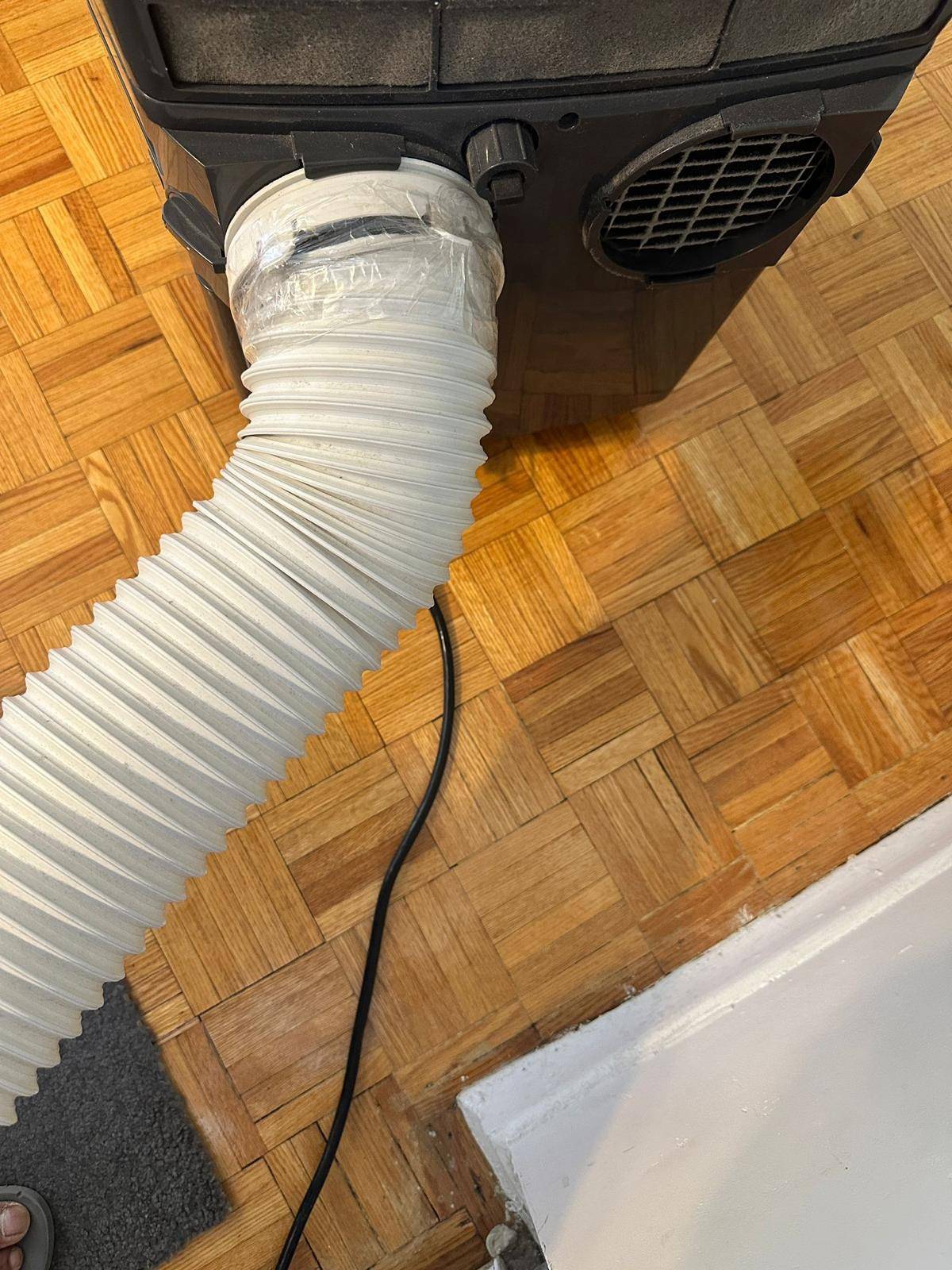 14,000 BTU Portable Heat/Cool Dual Hose AC, Electronic + Remote - photo 4