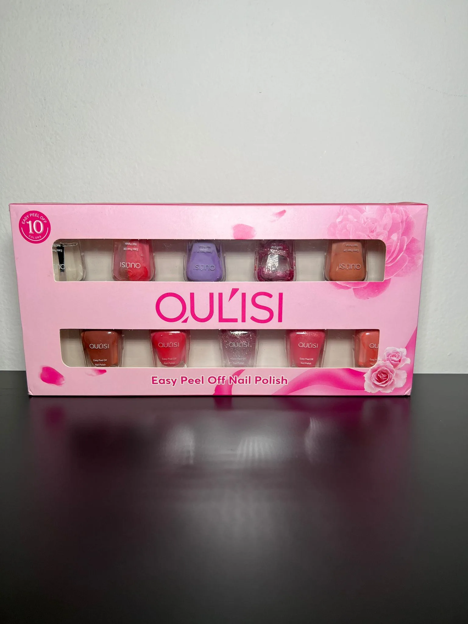 10 Colors Nail Polish, Non Toxic Quick Dry Peel Off thumbnail