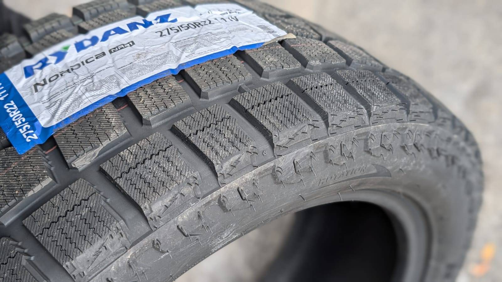 NEW 275/50/R22 Rydanz Snows–F150/Sierra/Silverado/Tahoe/Escalade