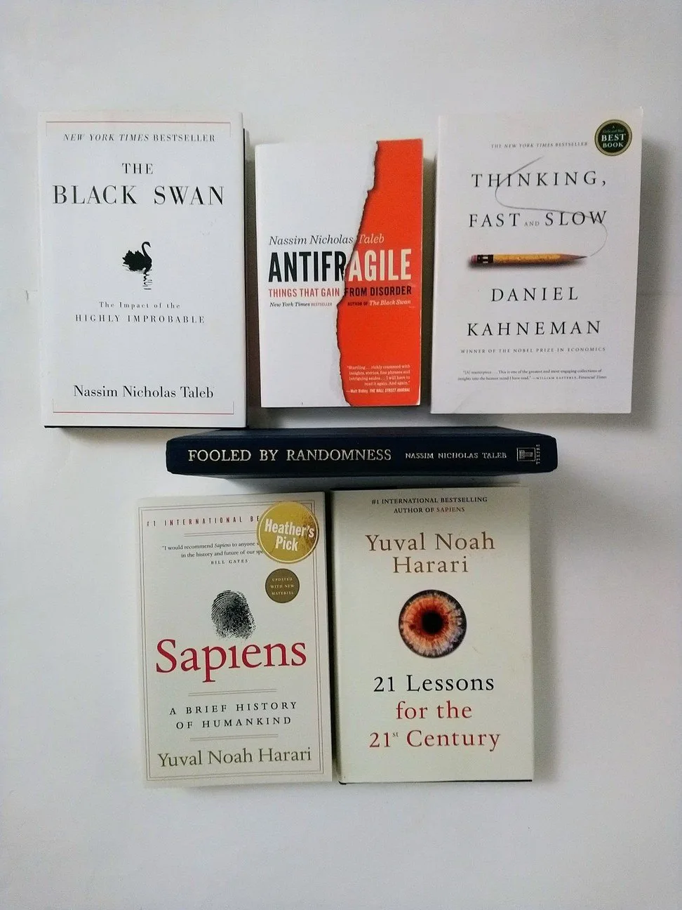Nassim Nicholas Taleb & Yuval Noah Harari books! thumbnail