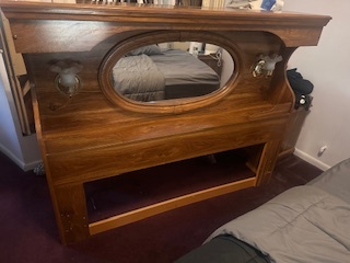 Vintage Queen Size Headboard - photo 5