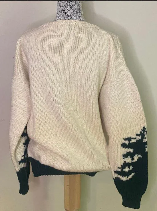 Vintage Shetland Wool Woman’s Pullover Sweater XL image indicator(3)