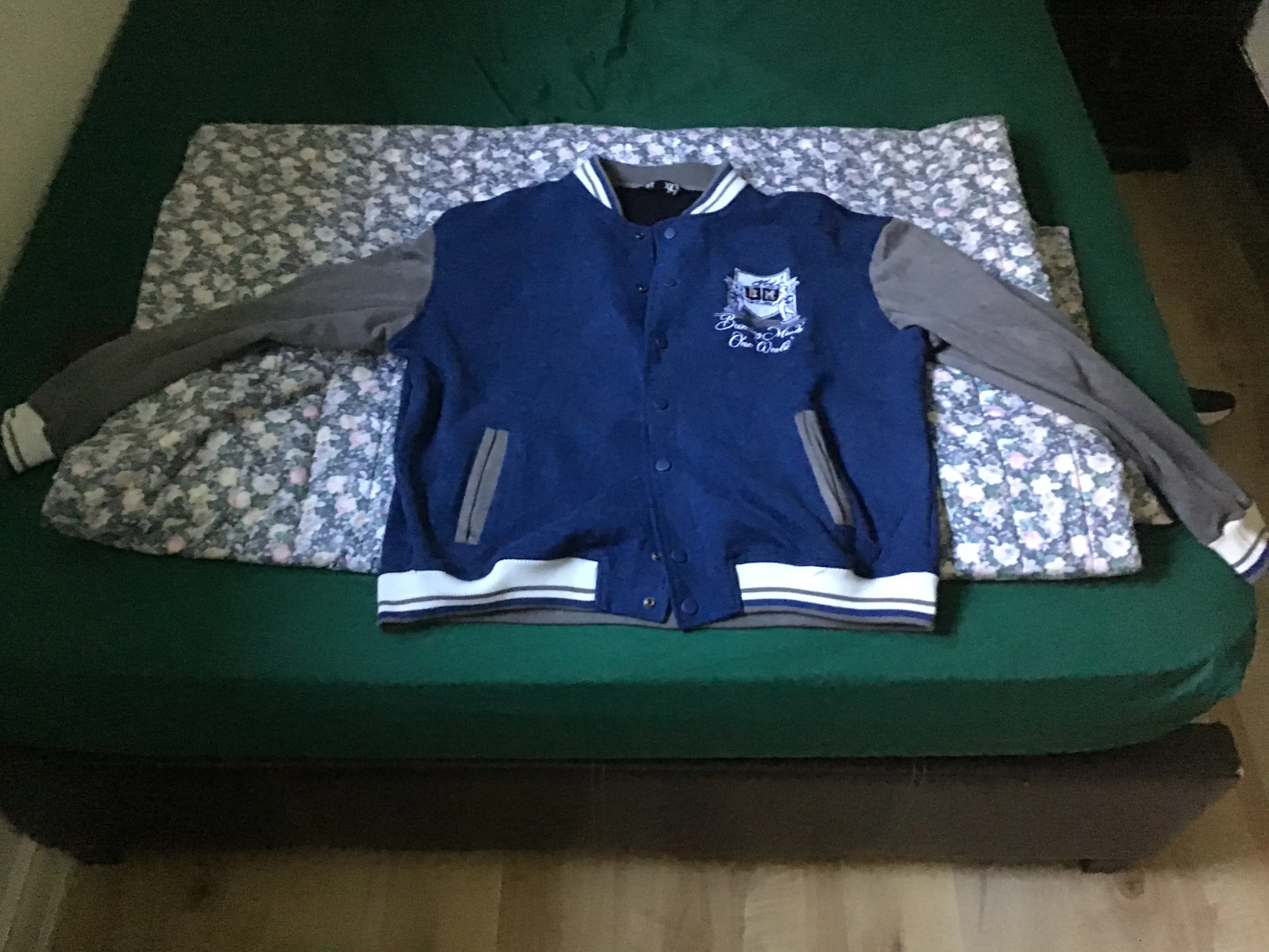 Varsity Dark Blue Hoodie