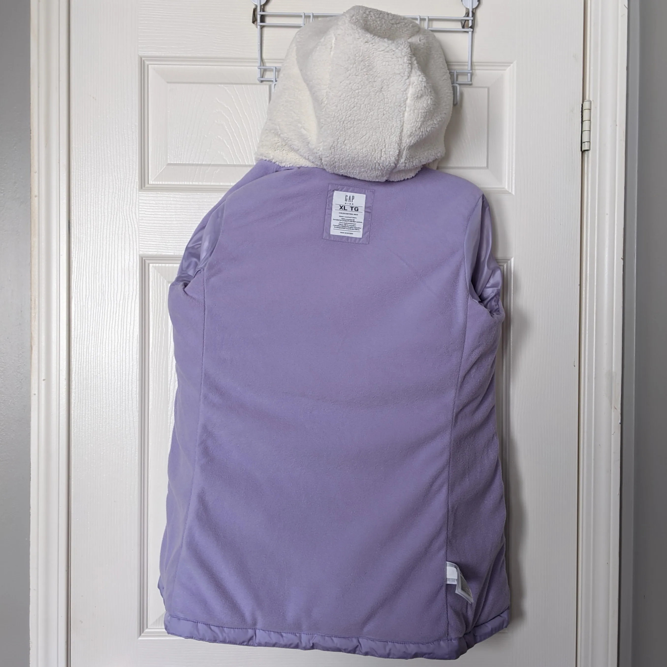 GAP Kids ColdControl Max Long Puffer Coat Size XL image indicator(4)