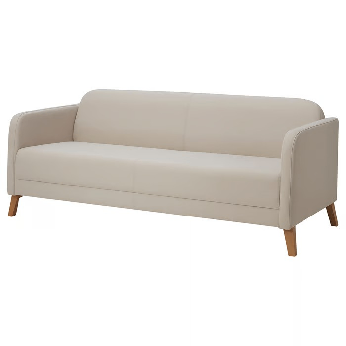 LINANÄS Sofa, Vissle beige