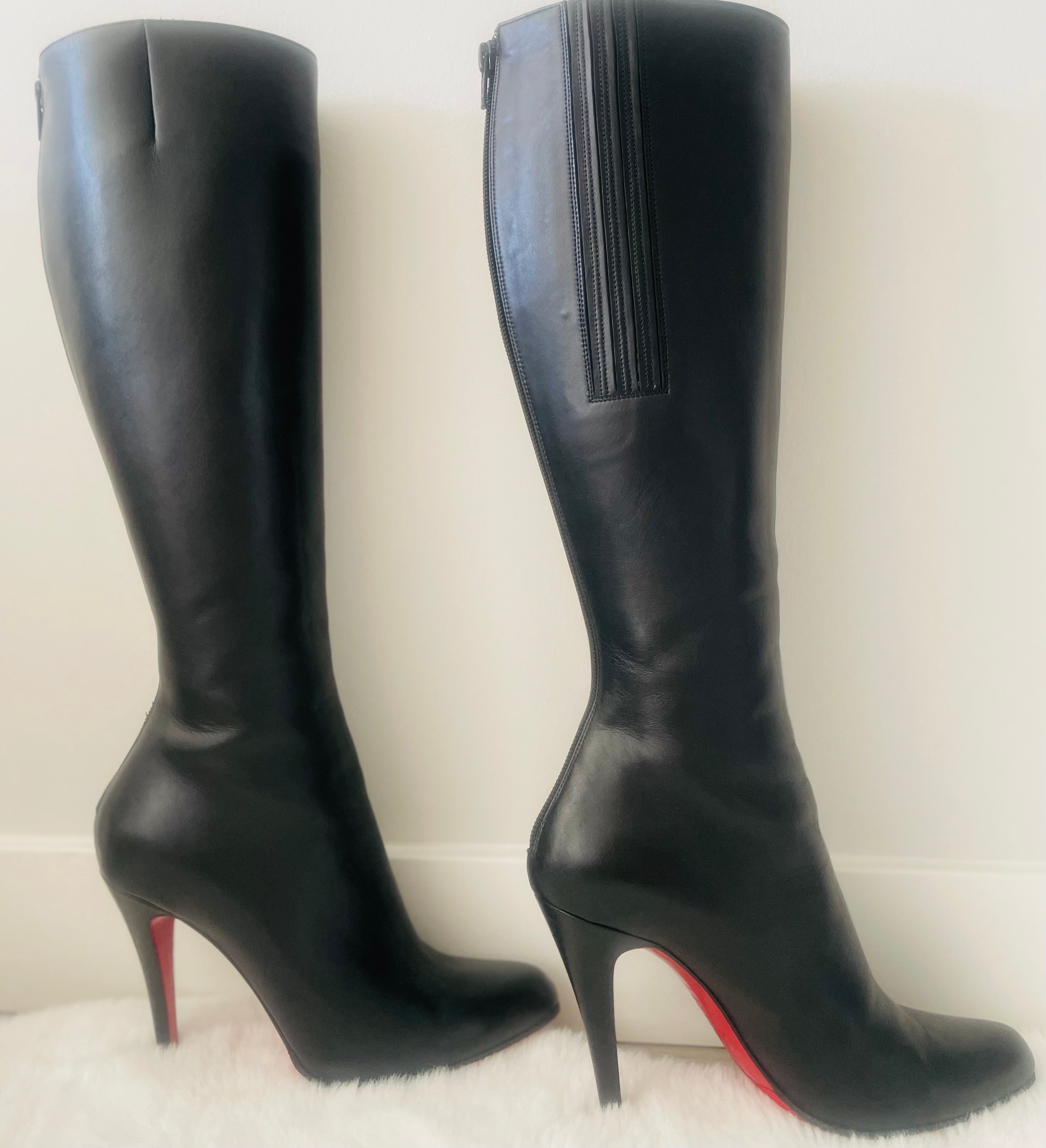 Christian Louboutin Kate Botta Boots, Black Calf -Size 36 C$1100 - photo 4