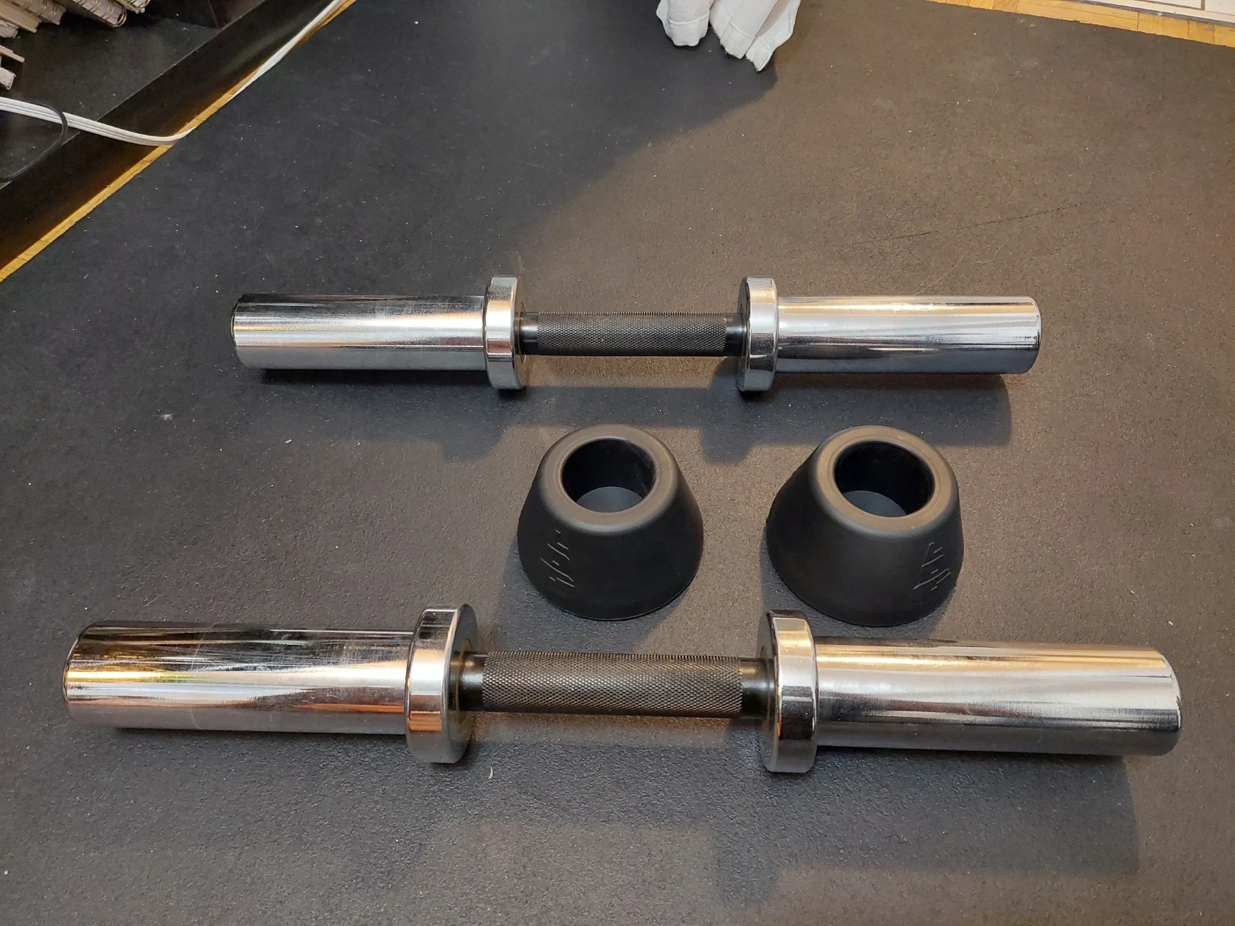 Loadable Dumbbell (20 inch) + ABMAT Loadable Dumbbell Cushions thumbnail