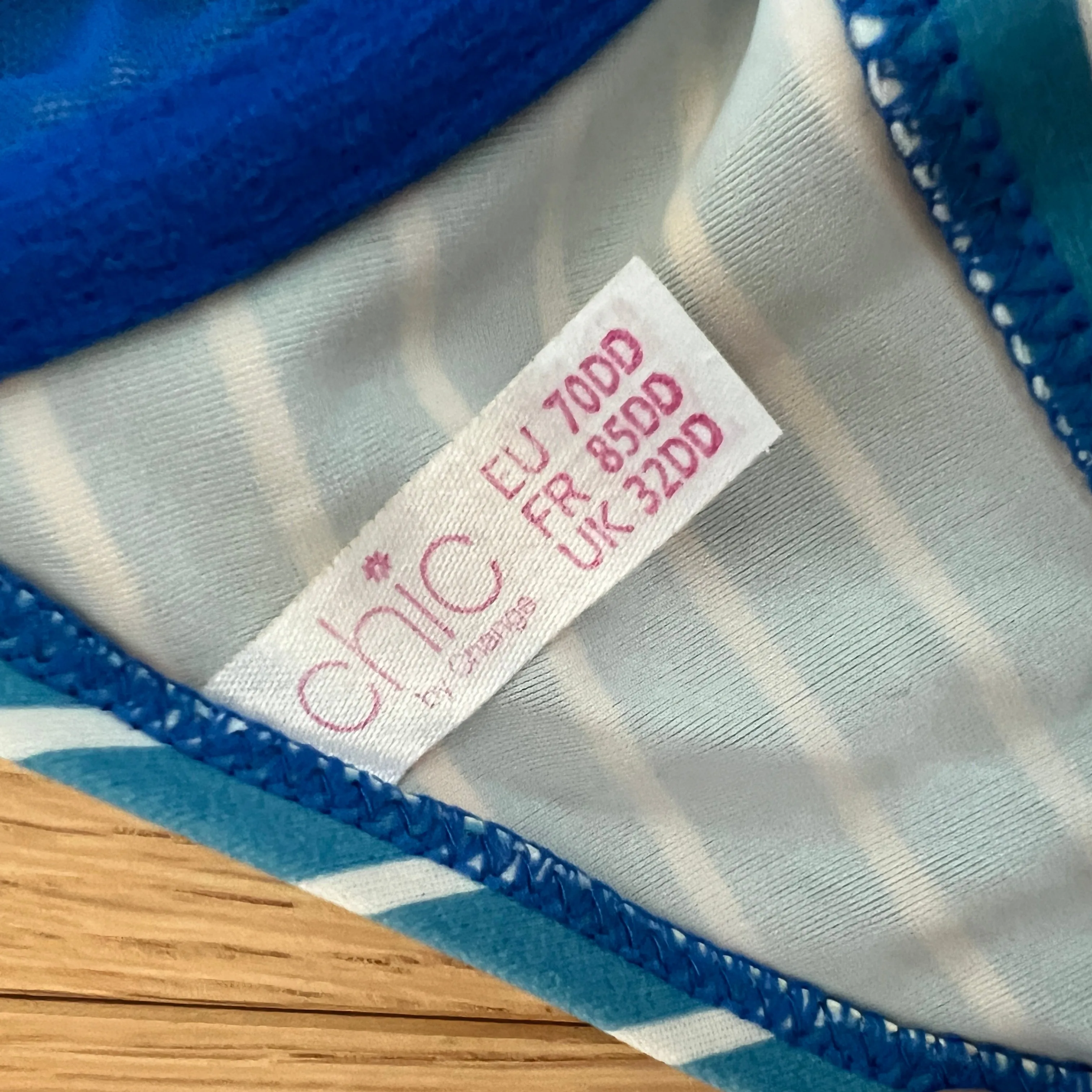 Vintage 80s Nautical Stripe Bikini Swim Bathing Suit image indicator(4)