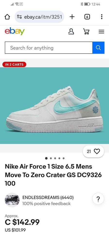 Air force 1 crater move to zero sneakers