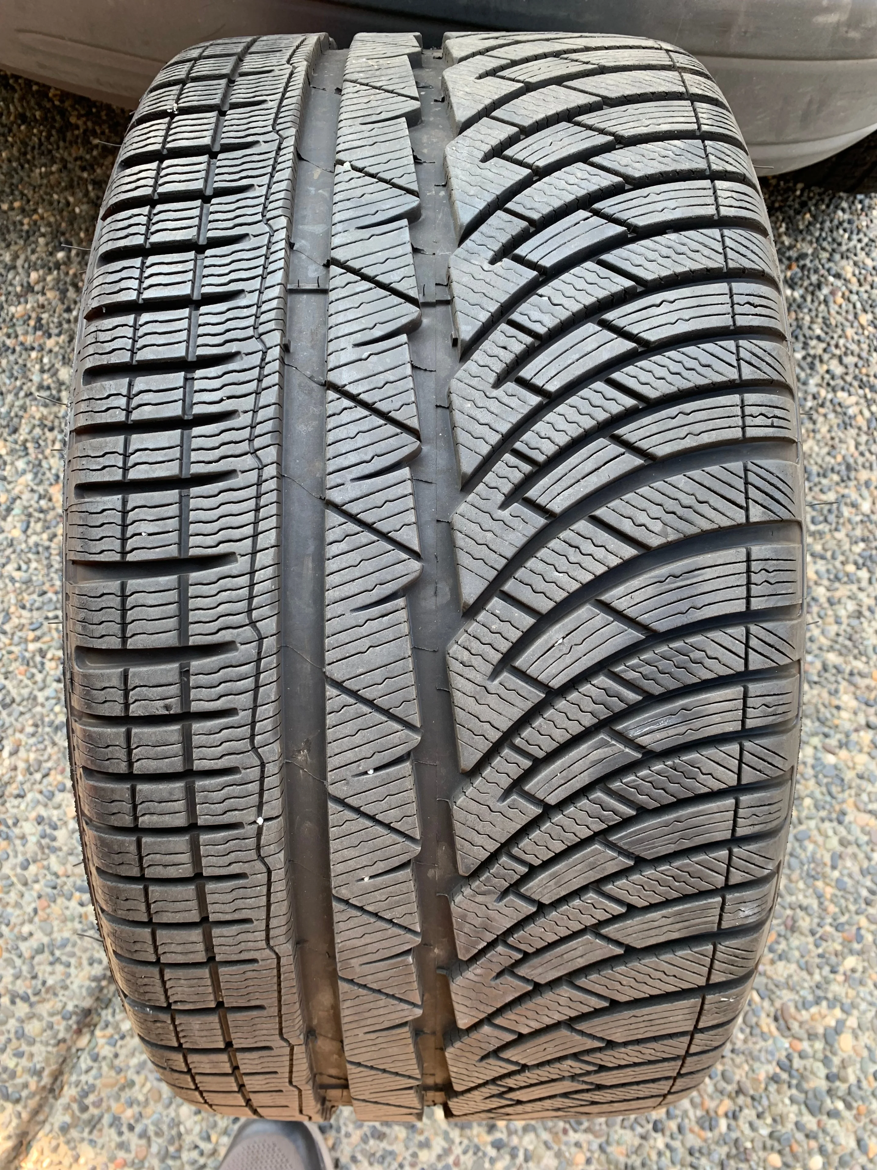 1 X single 275/30/20 M+S Michelin Pilot Alpin PA4 tread like new thumbnail