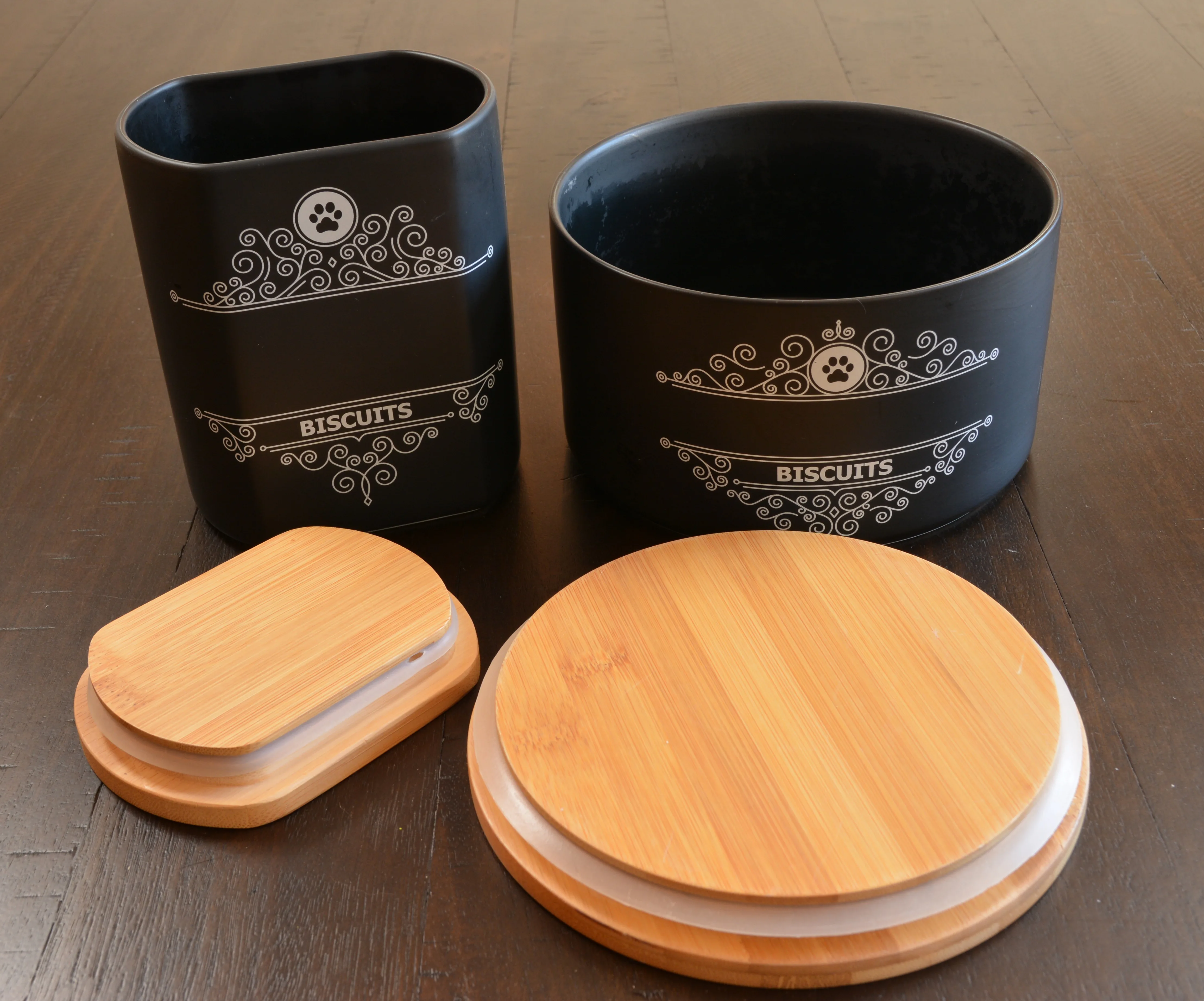 Dog or Cat Biscuit/Treat Ceramic Containers image indicator(2)