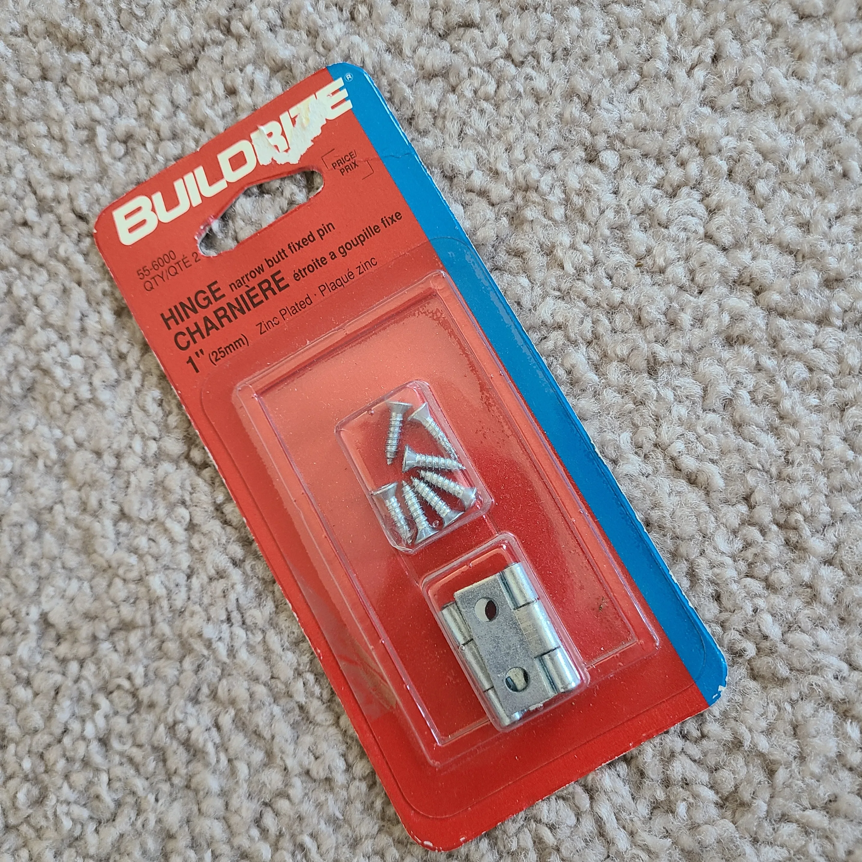 Buildrite Wrought Steel Hinges - 3 different sizes (3 pkg) image indicator(2)