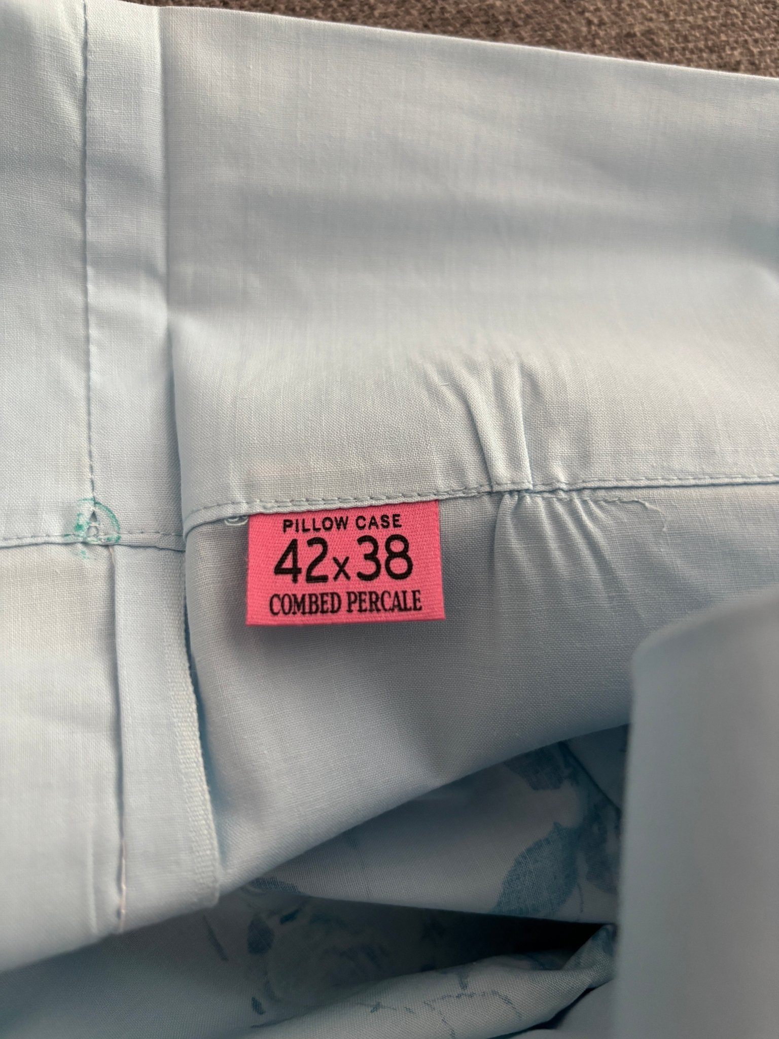 Sears Canada Twilight Flower Blue Vintage Queen Pillowcases - photo 5