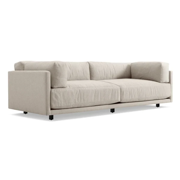 Blu Dot “Sunday” 102″ Sofa – Modern, Deep-Seated & Lounge-Ready