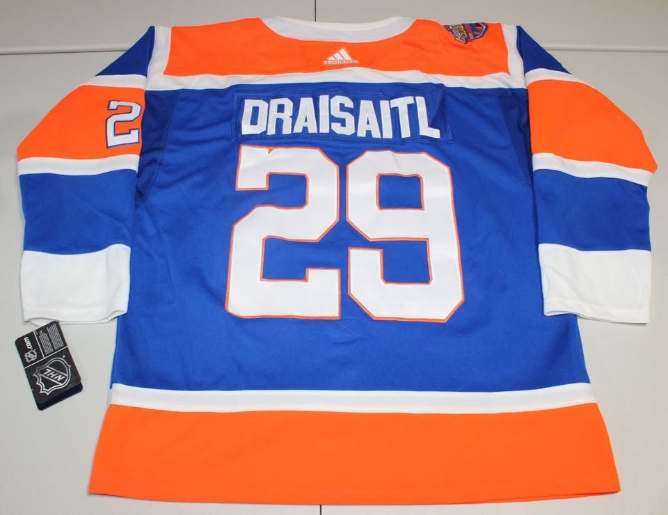 NHL Heritage Classic Edmonton Oilers Leon Draisaitl Jersey Large - photo 3