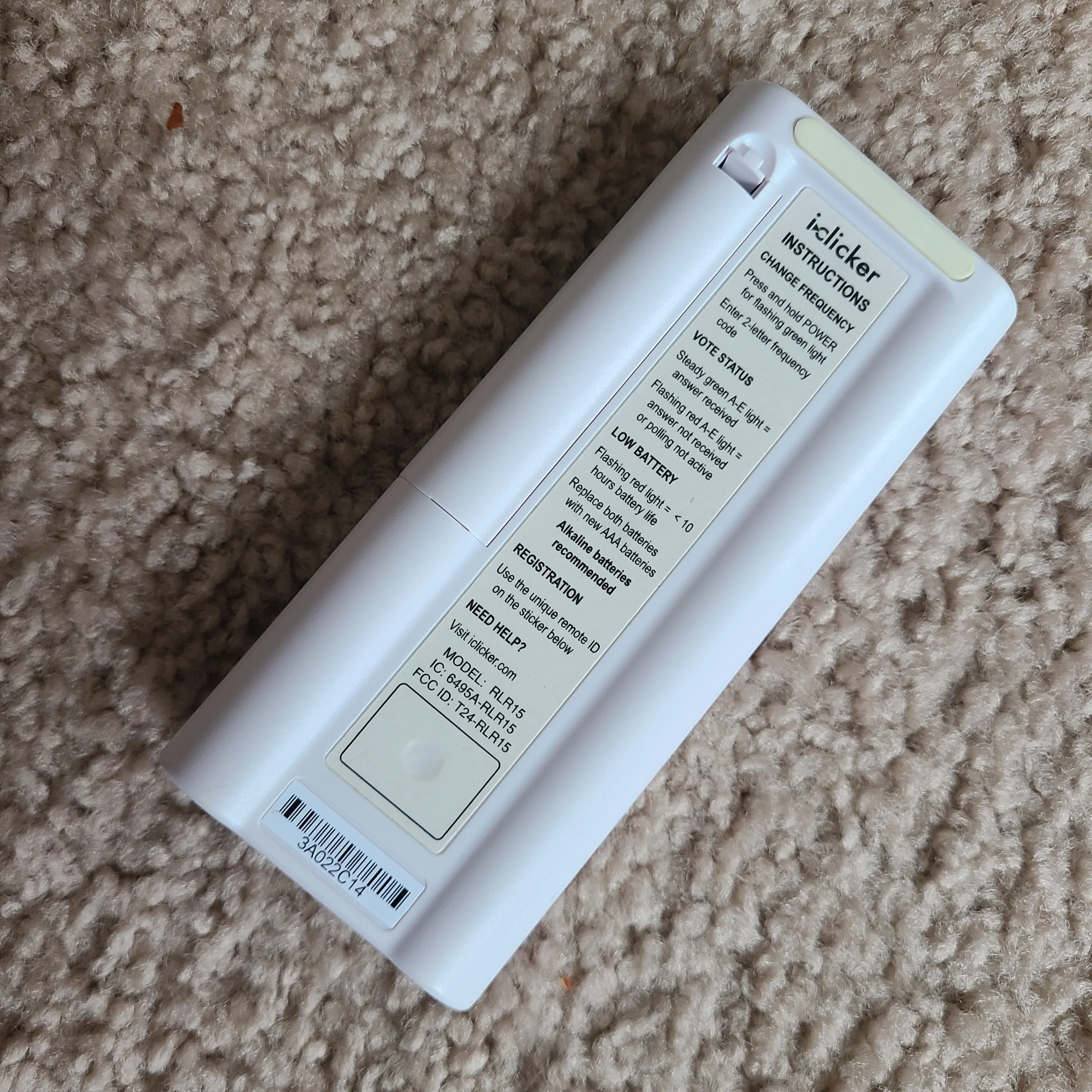 iClicker+ Student Remote image indicator(4)