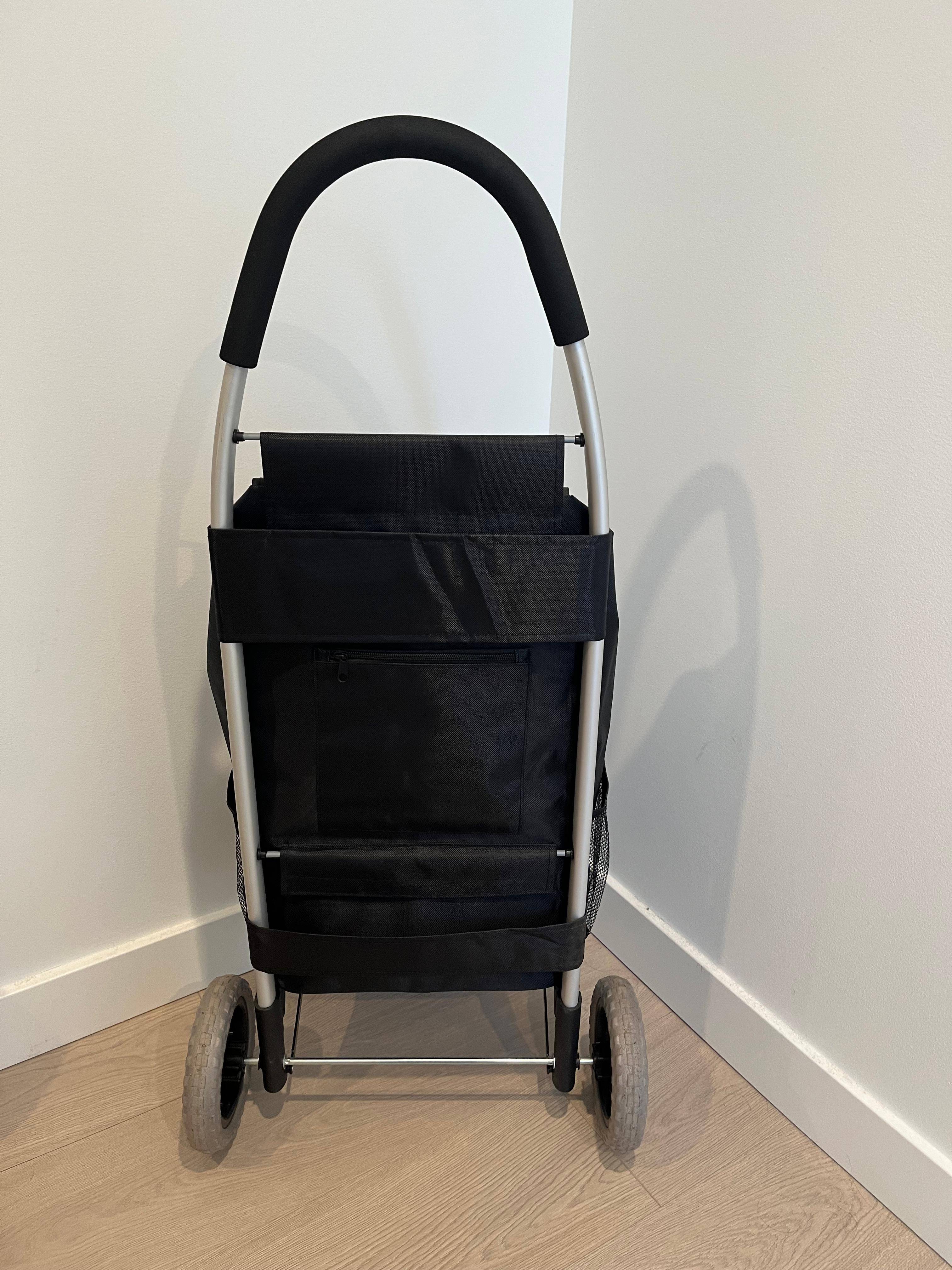 Mainstays 1-Compartment Deluxe Shopping Cart - photo 4