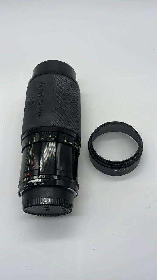 Vivitar Series 1 70-210mm with macro + hoya hood Shade