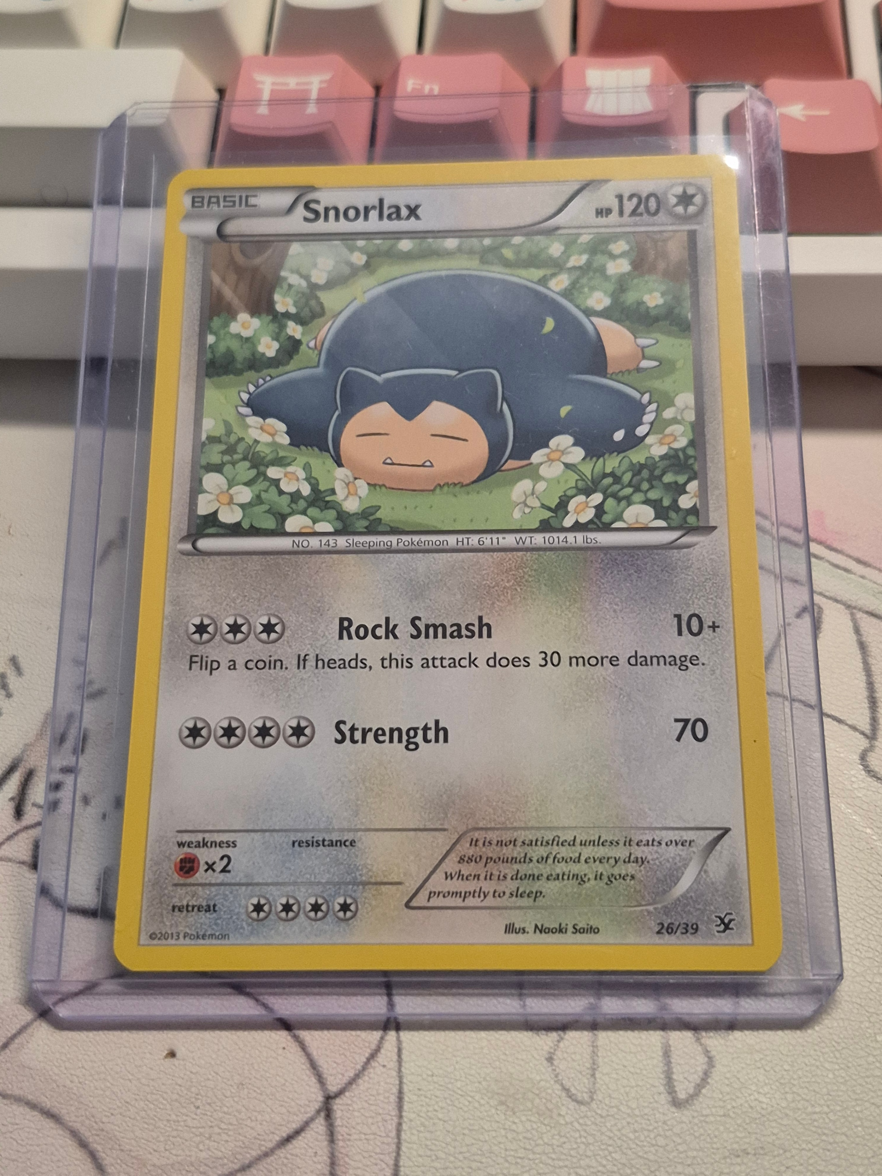Snorlax 26/39 LP Kalos Starter Set pokemon card