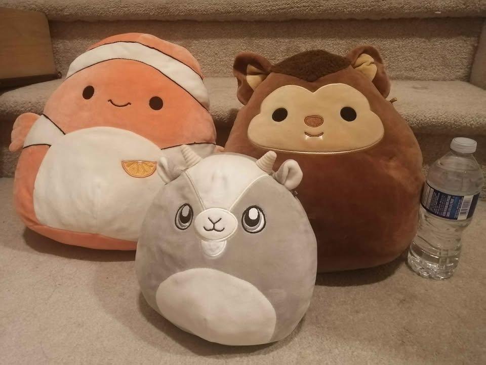 Squishmallow plush bundle