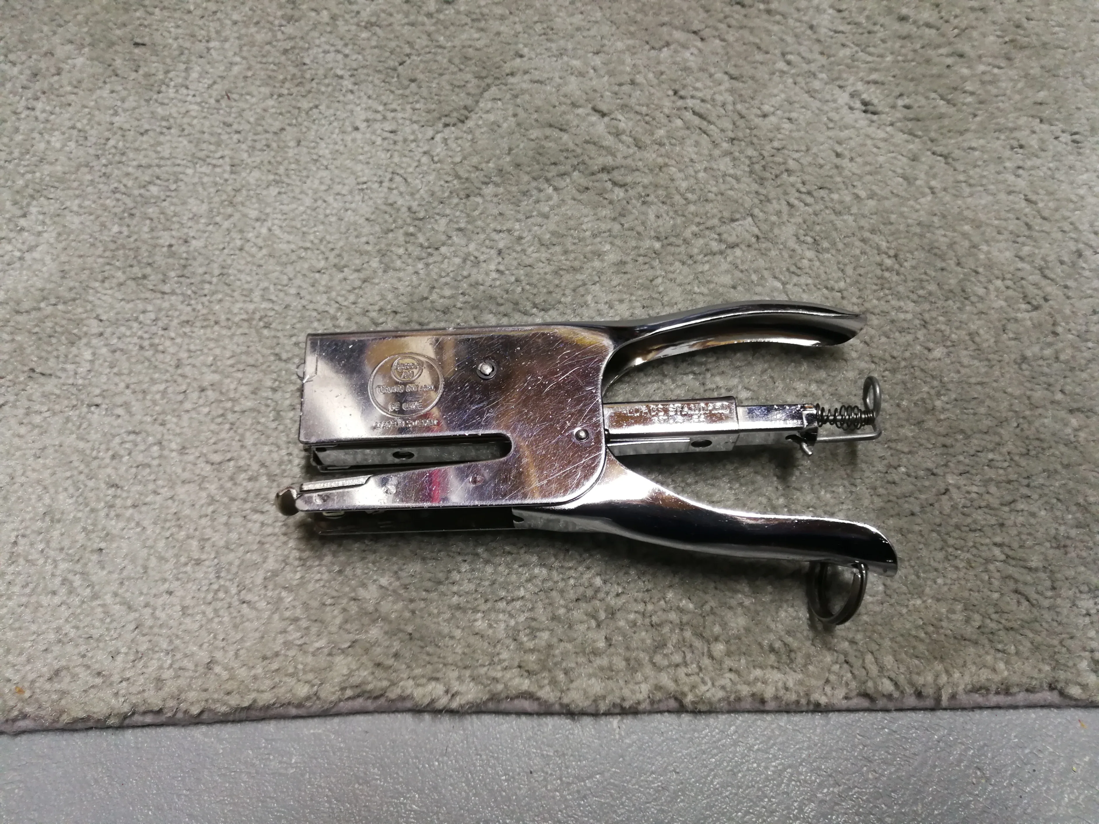 MINT VINTAGE Apsco A1 Isabergs Verkstads AB Stapler Hestra thumbnail