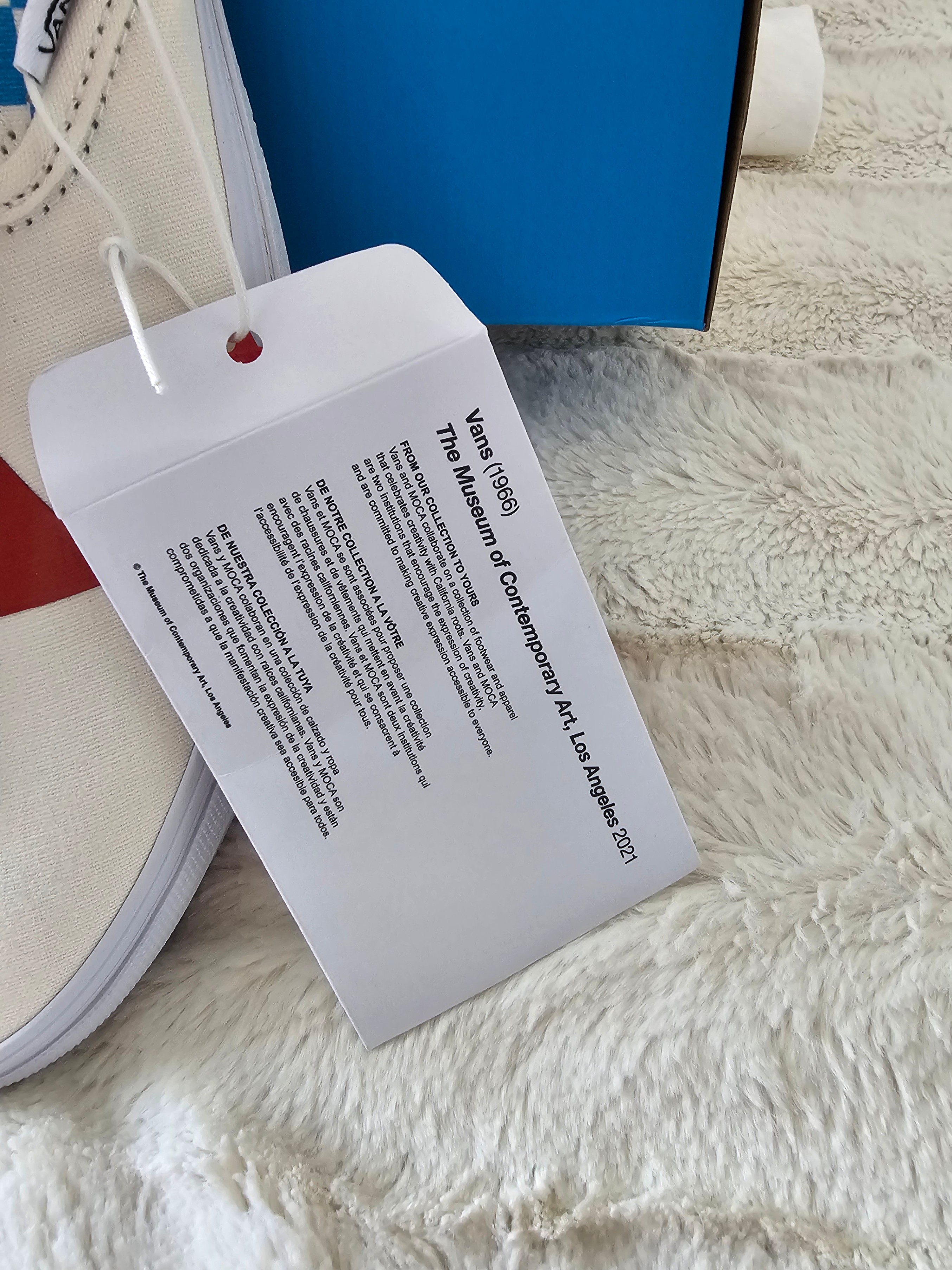 Vans MOCA x Classic Slip-On "Checkerboard - Cyan" - photo 4