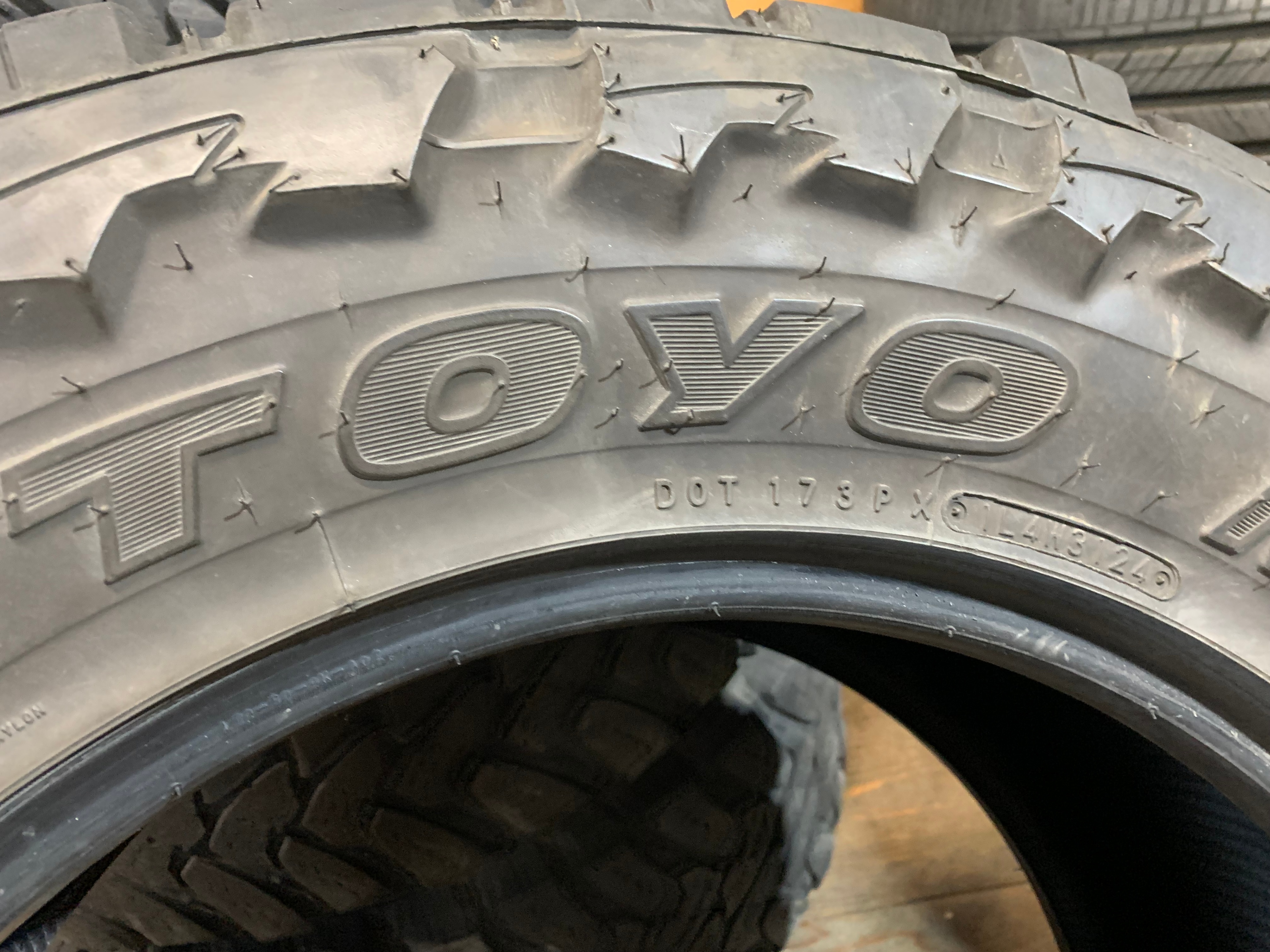 SET of 35X12.50R20 LT 121Q Toyo Open Country M/T w 30% tread - photo 3